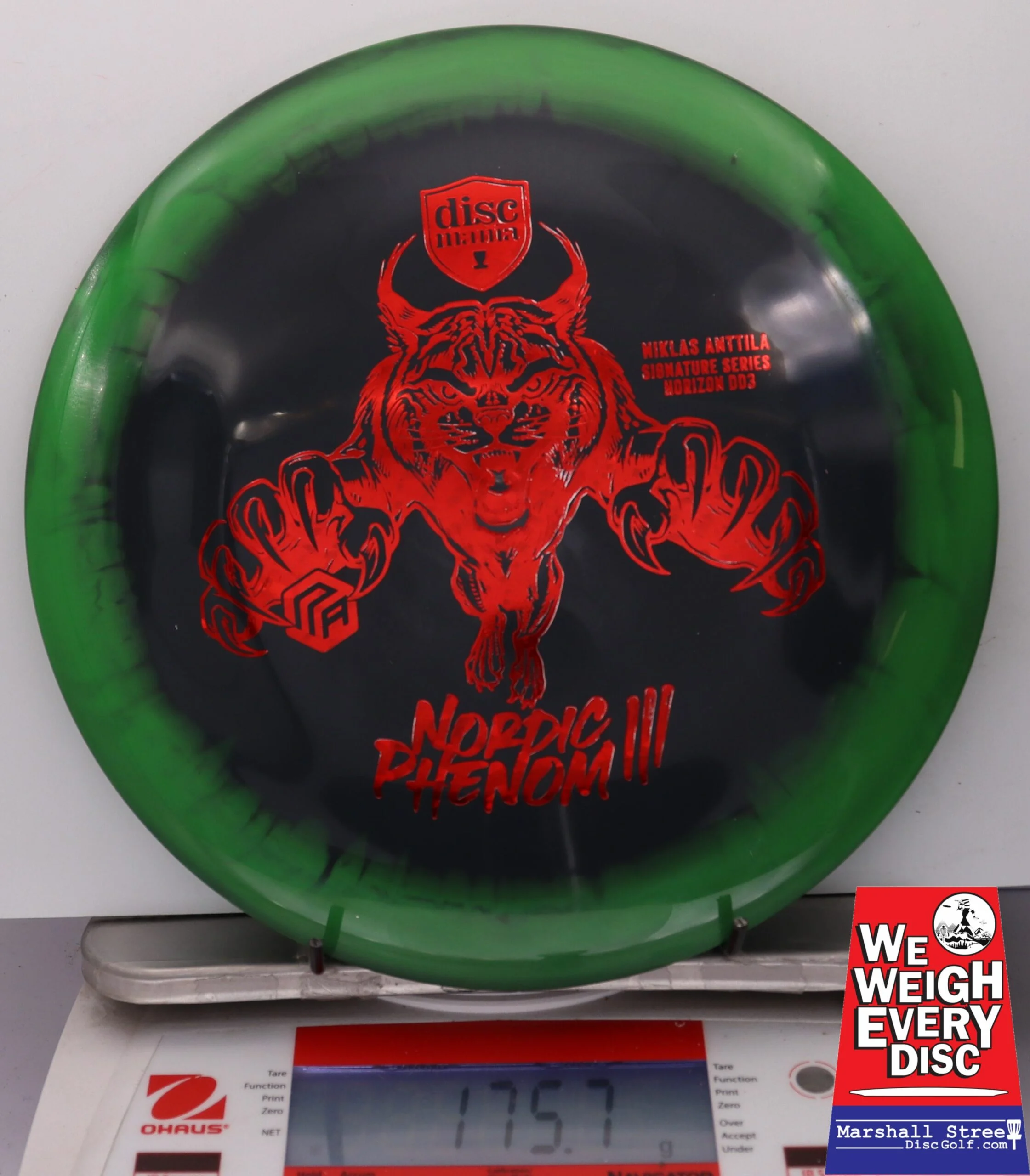 109194 Horizon S-Line DD3, Niklas Anttila Signature Series - Nordic Phenom III - #23 Grn-Gray, 176