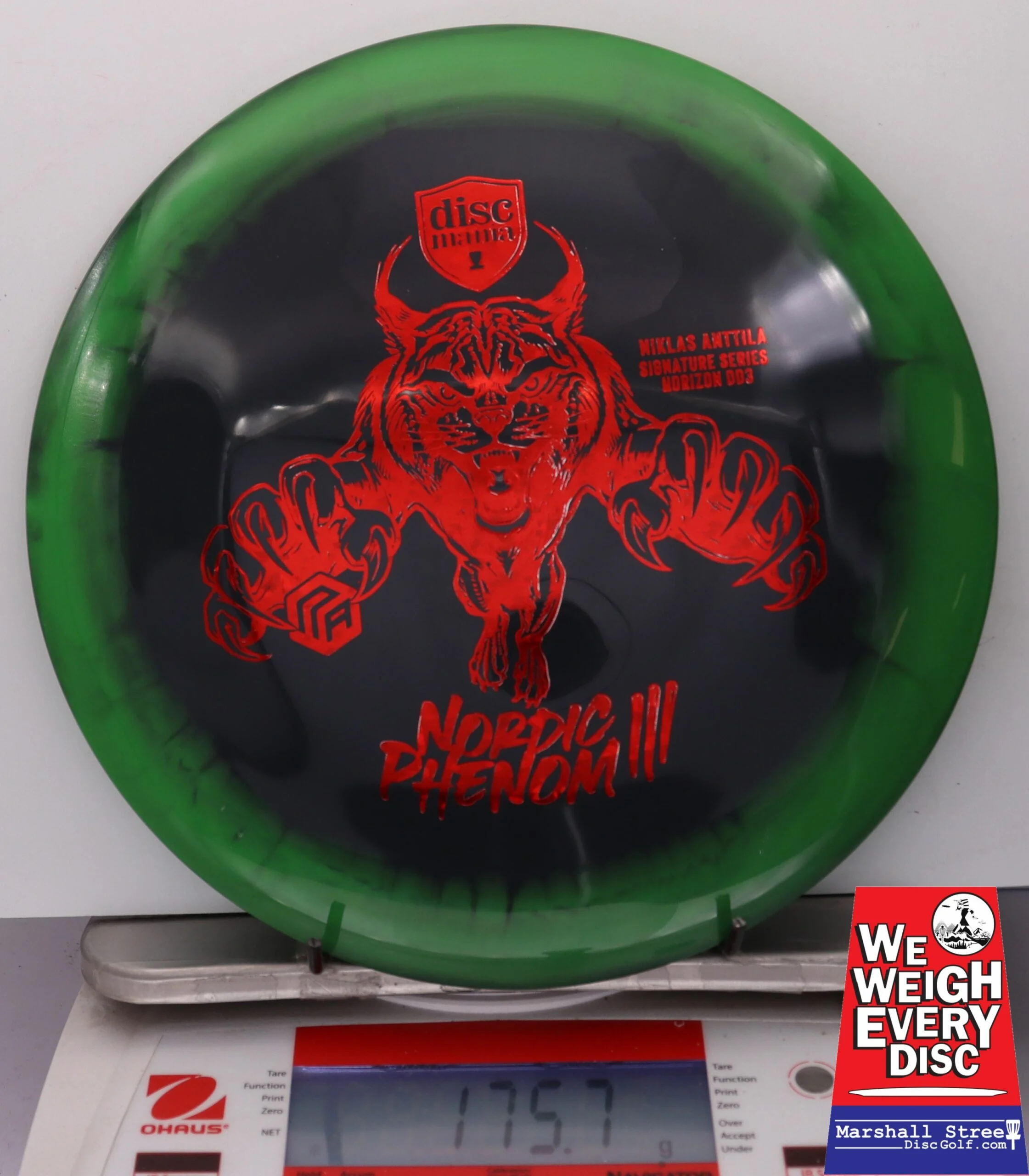 109199 Horizon S-Line DD3, Niklas Anttila Signature Series - Nordic Phenom III - #28 Grn-Gray, 176