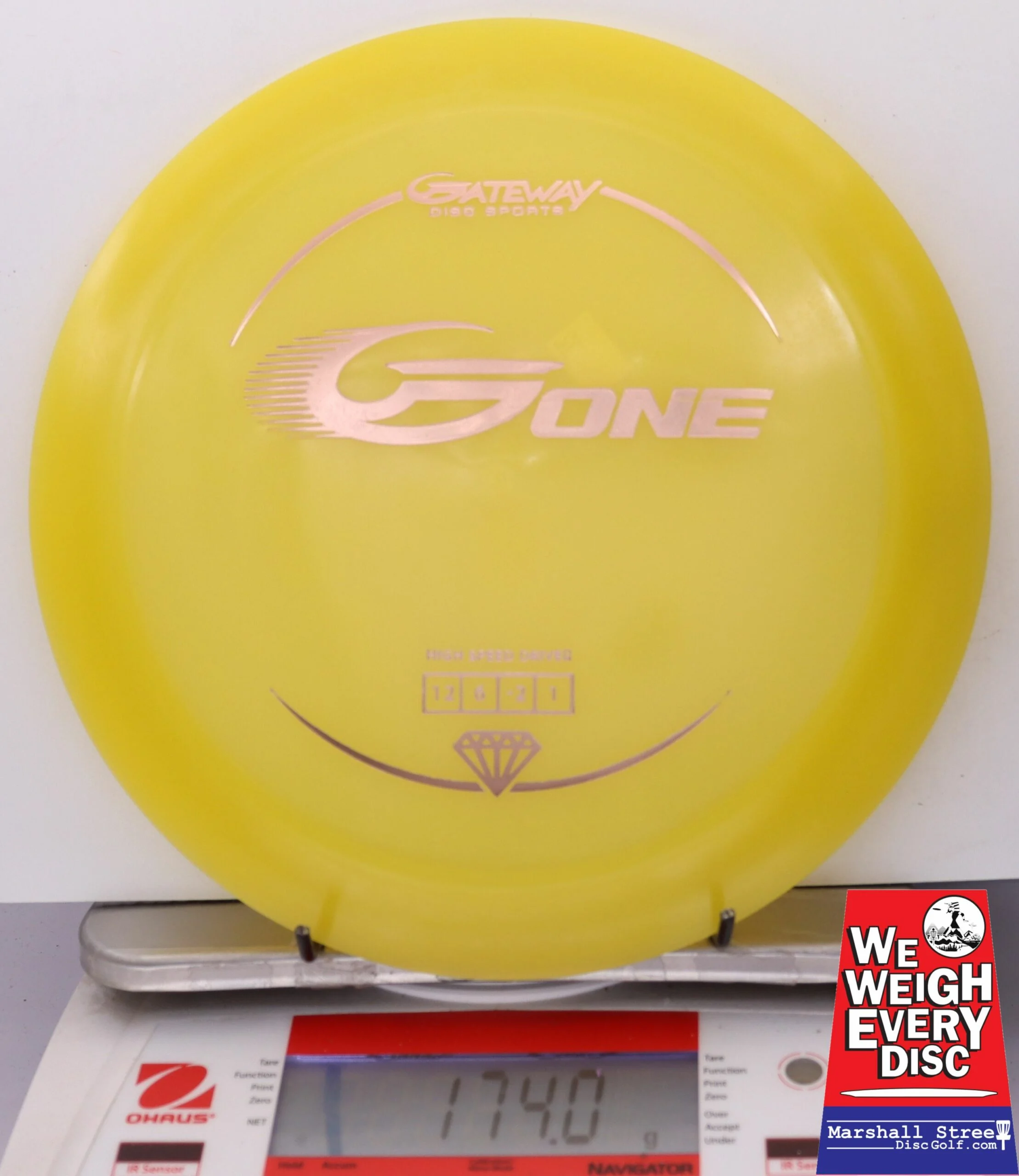 110828 Diamond G-One - #12 Yellow, 174