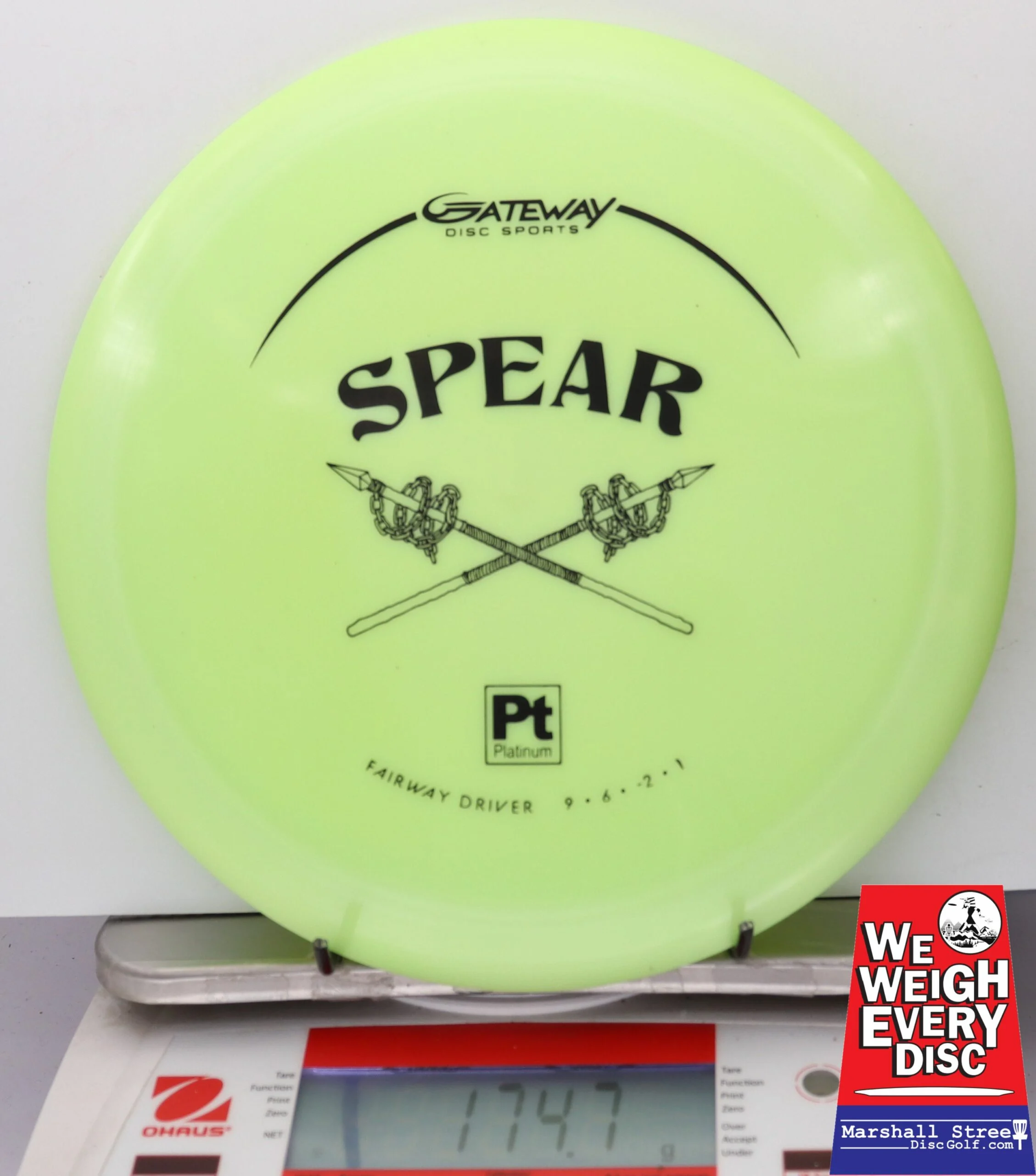 110937 Platinum Spear - #11 LtGreen, 175