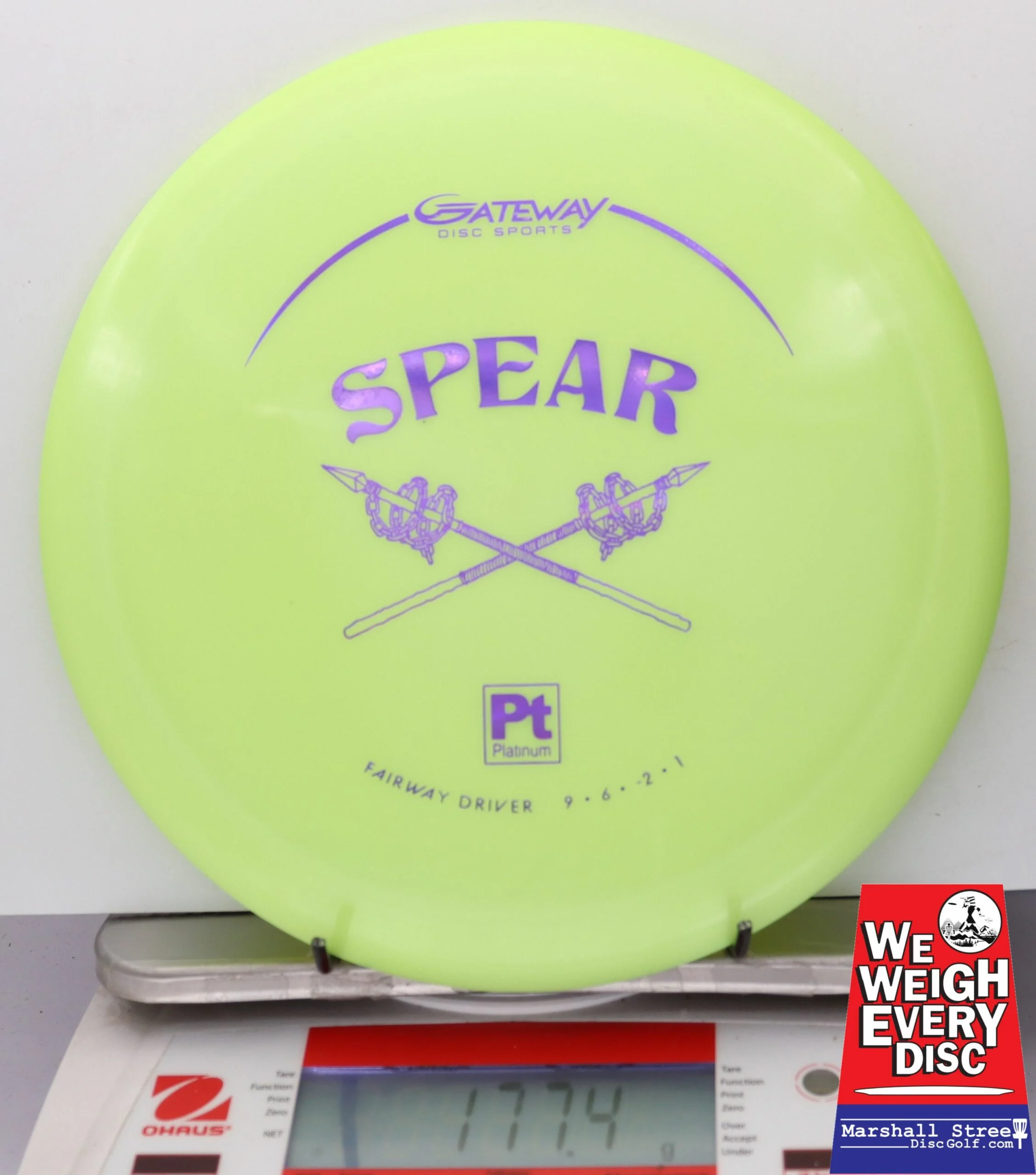 110939 Platinum Spear - #13 LtGreen, 177