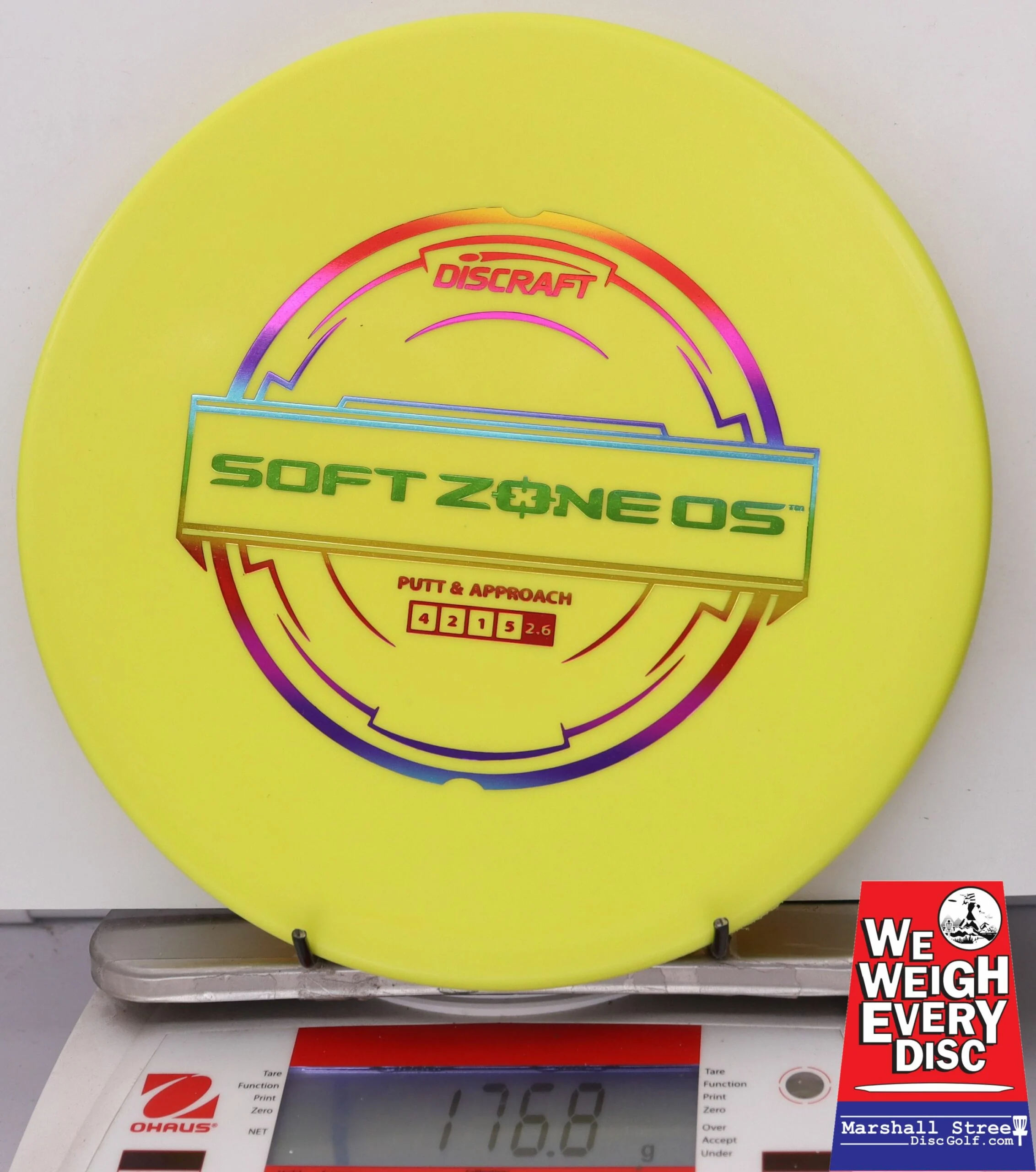 126571 Putter Line Soft Zone OS - #19 Yellow, 177