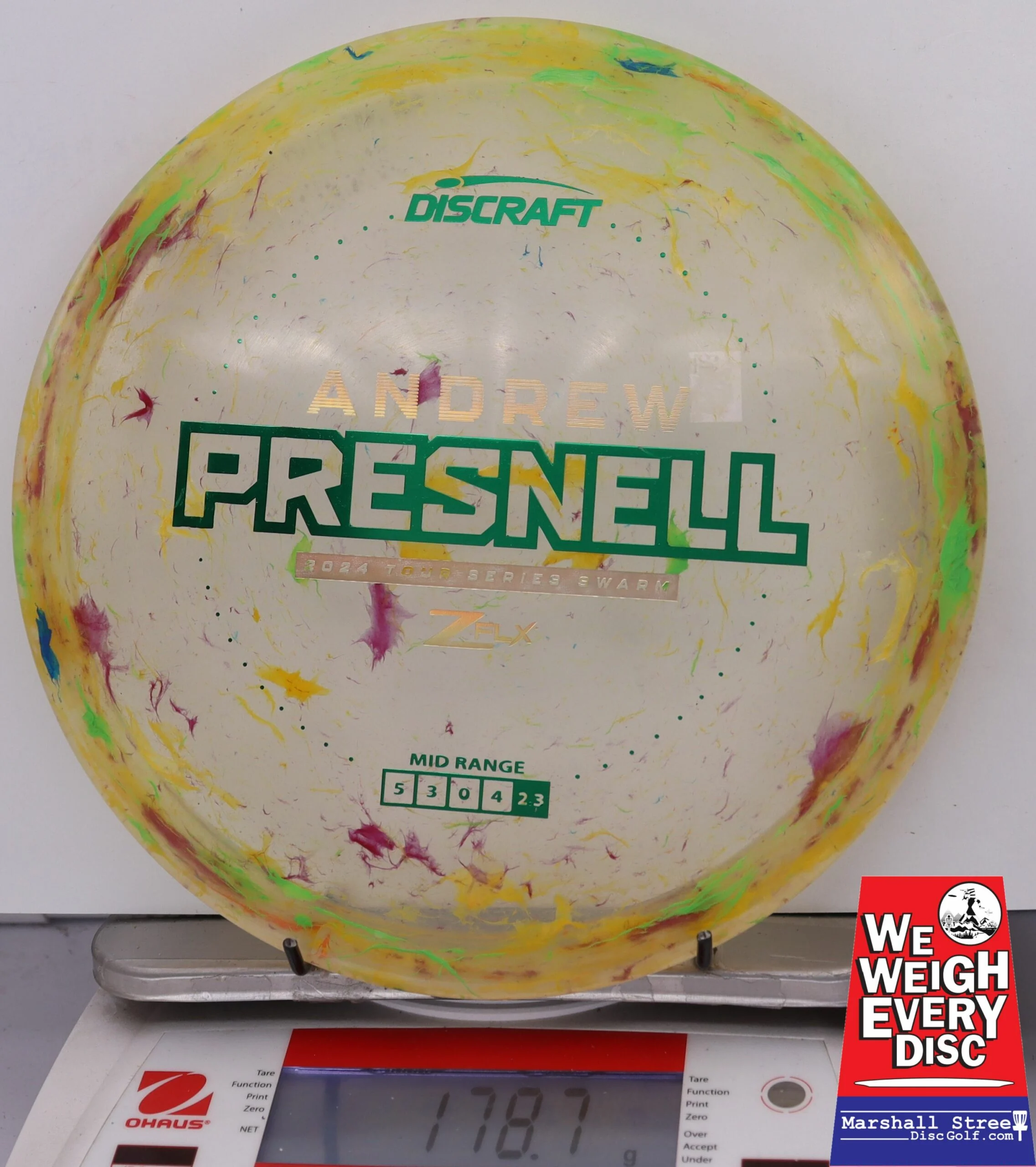 127376 Z FLX Jawbreaker Swarm, Andrew Presnell Tour Series '24 - #13 YelloRdGrn, 179