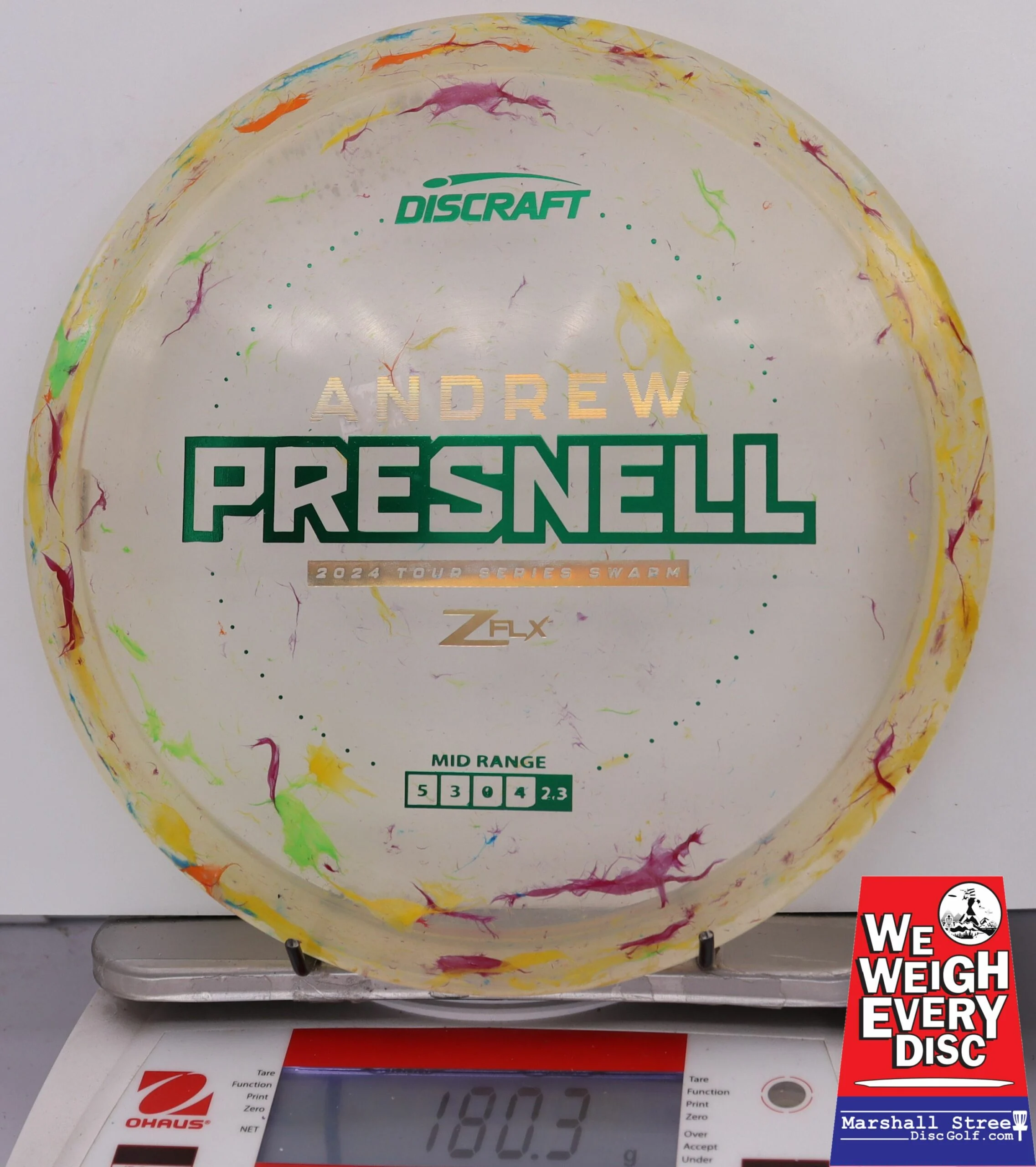 127377 Z FLX Jawbreaker Swarm, Andrew Presnell Tour Series '24 - #14 YelloRdGrn, 180