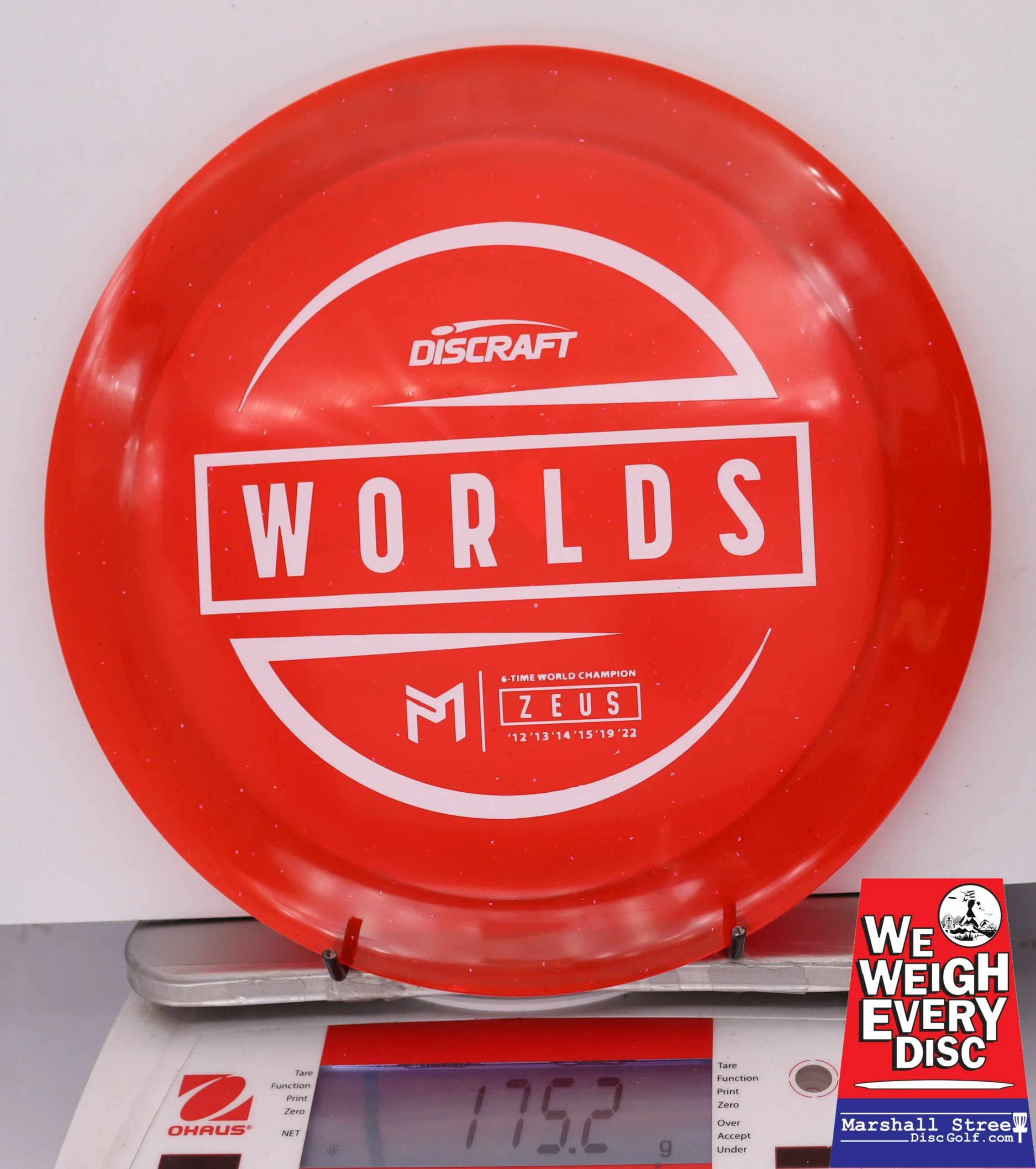 130408 Z Sparkle Zeus, Paul McBeth - Worlds 2024 - #22 Red, 175