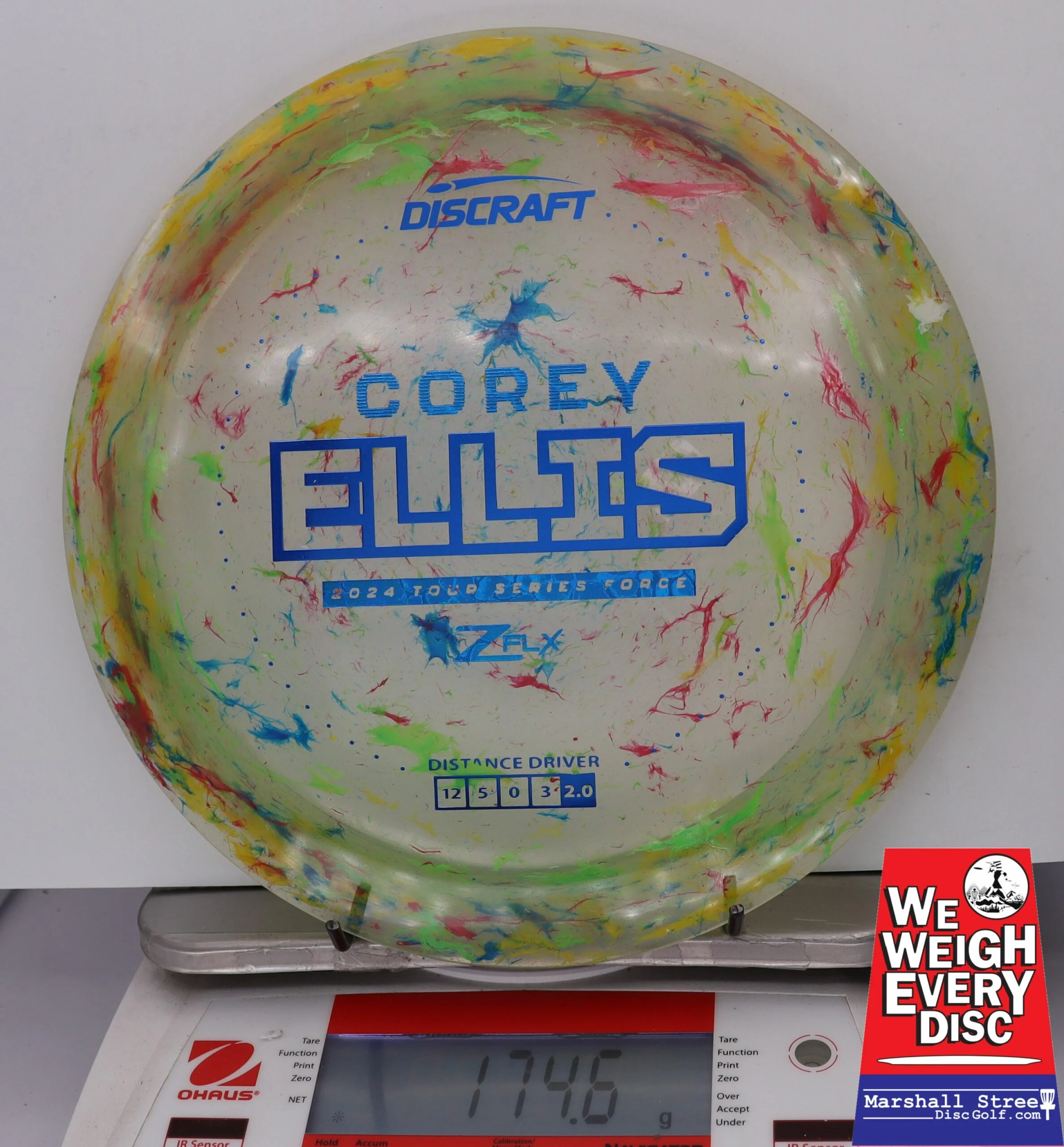 131867 Z FLX Jawbreaker Force, Corey Ellis Tour Series '24 - #37 GrnRdBluYlo, 175