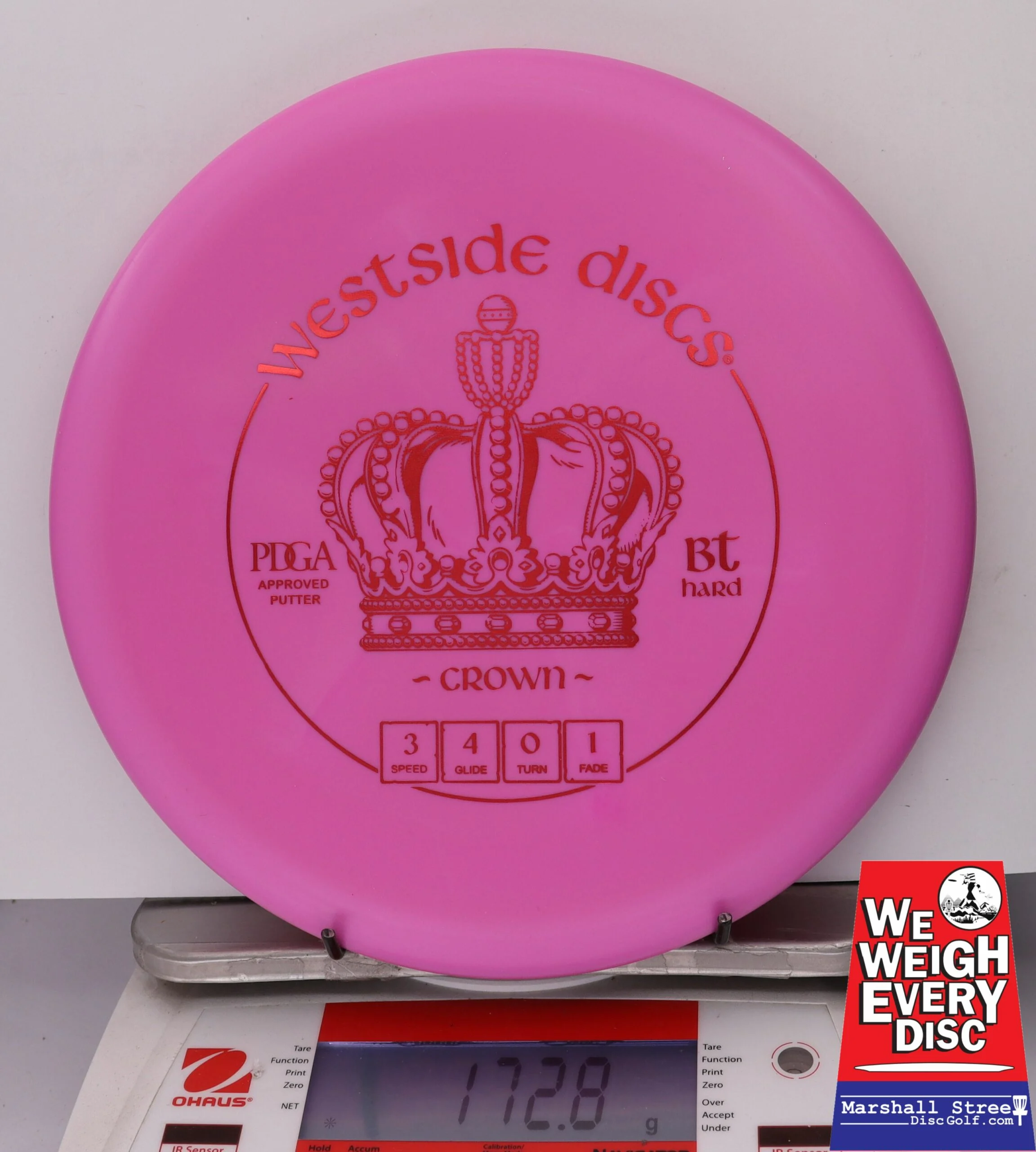 133063 Bt Hard Crown - #04 Pink, 173