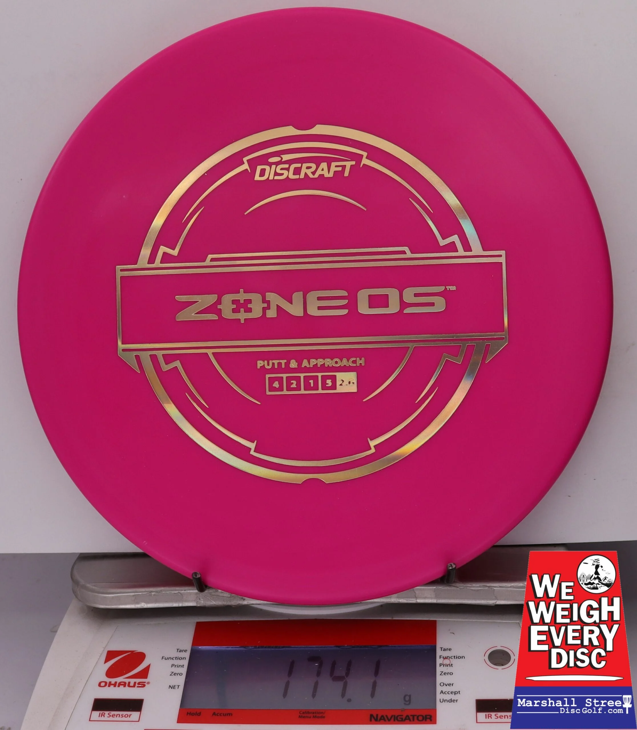 136967 Putter Line Hard Zone OS - #49 Pink, 174