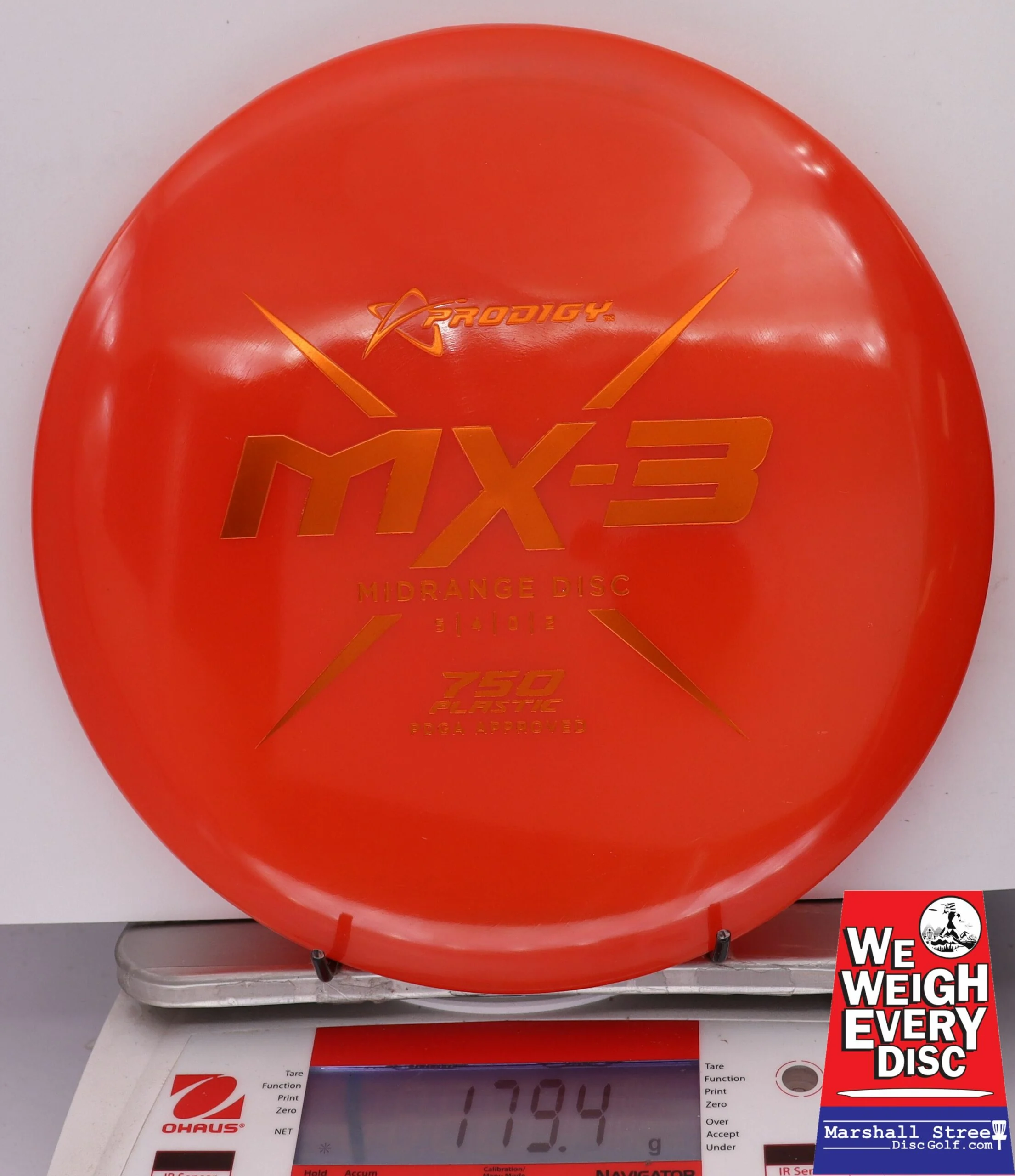 137721 Prodigy MX-3, 750 - #02 RedOrange, 179