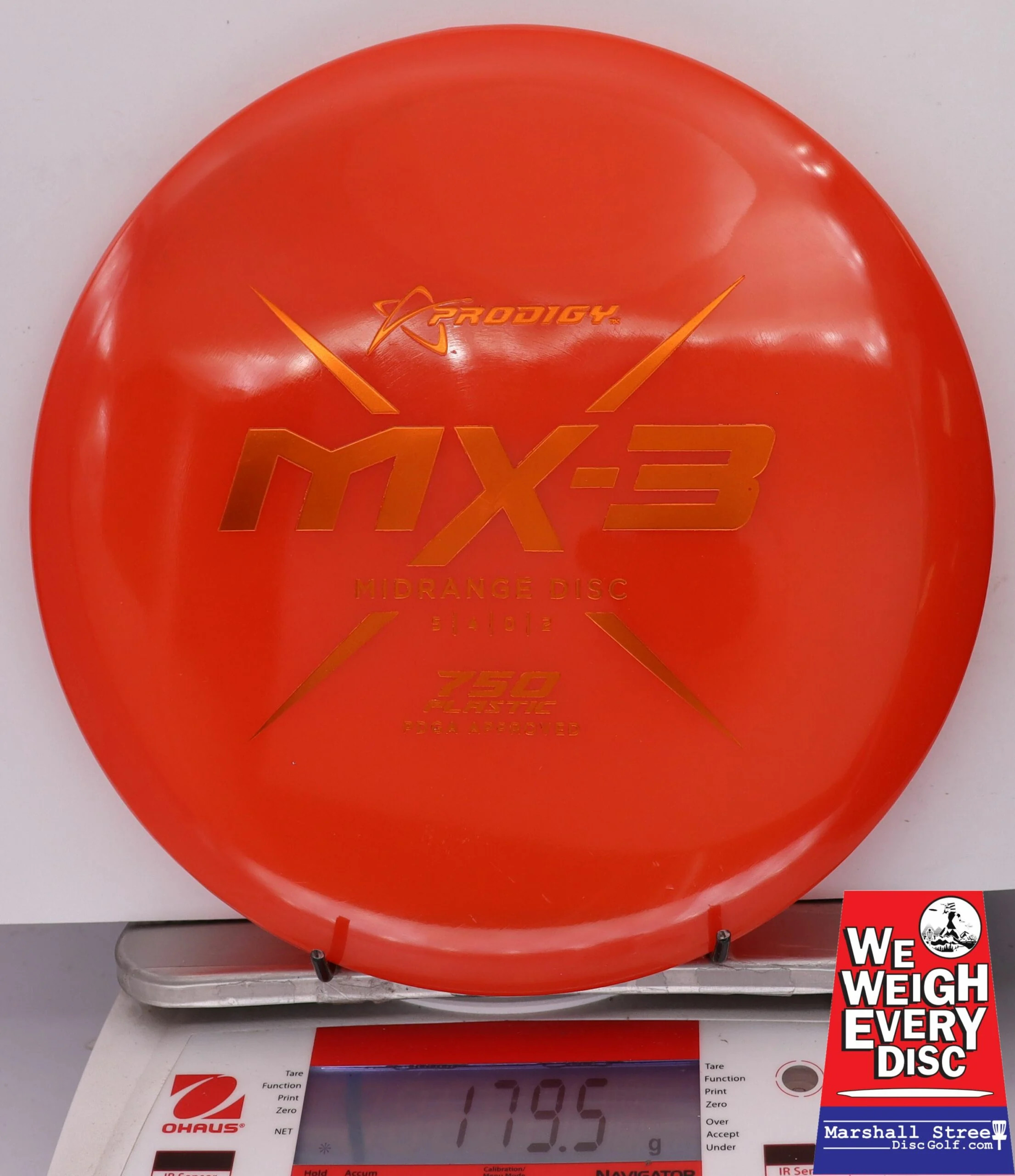 137722 Prodigy MX-3, 750 - #03 RedOrange, 180
