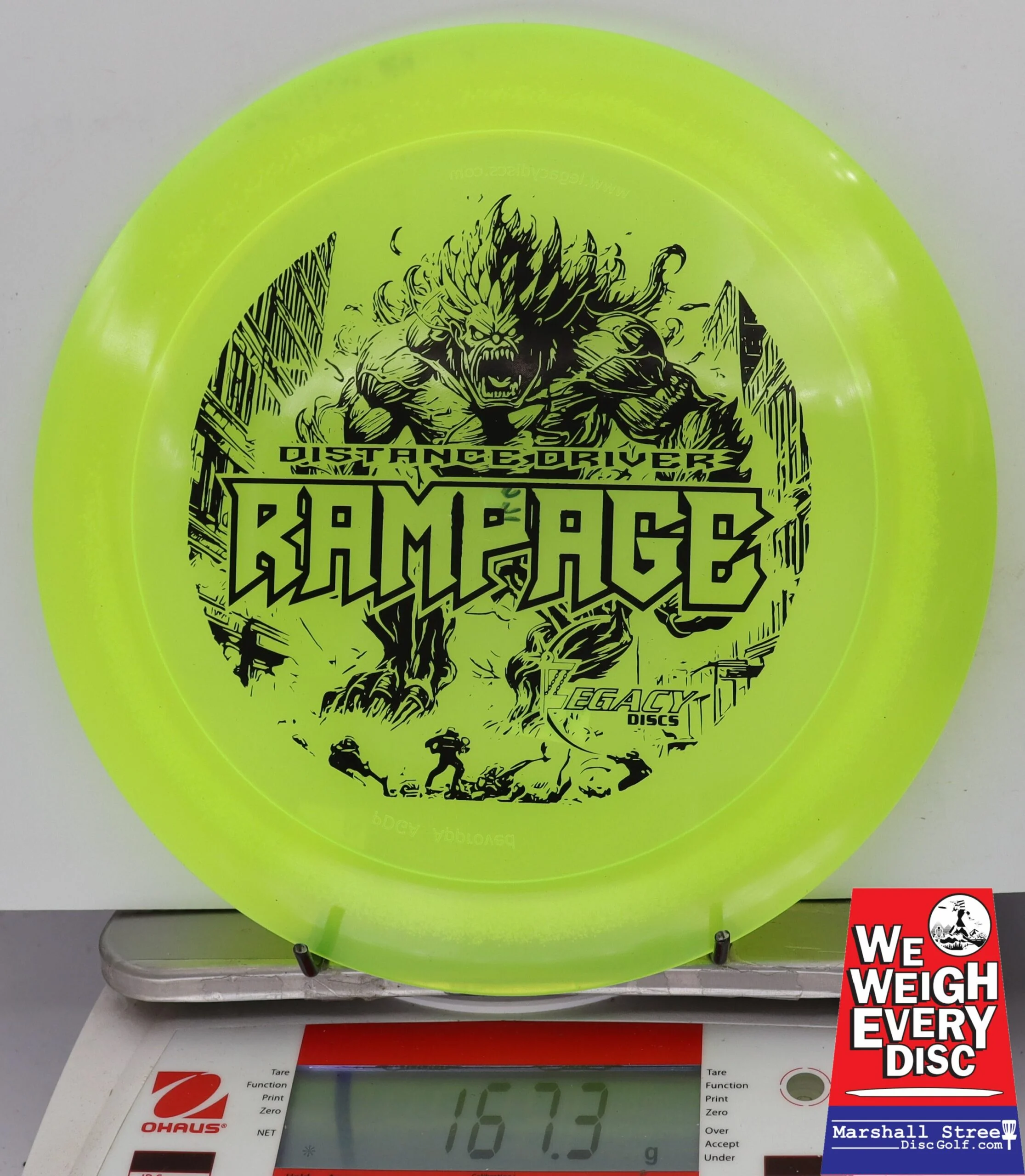 138817 Pinnacle Rampage, 1st Run - #04 NYellow, 167