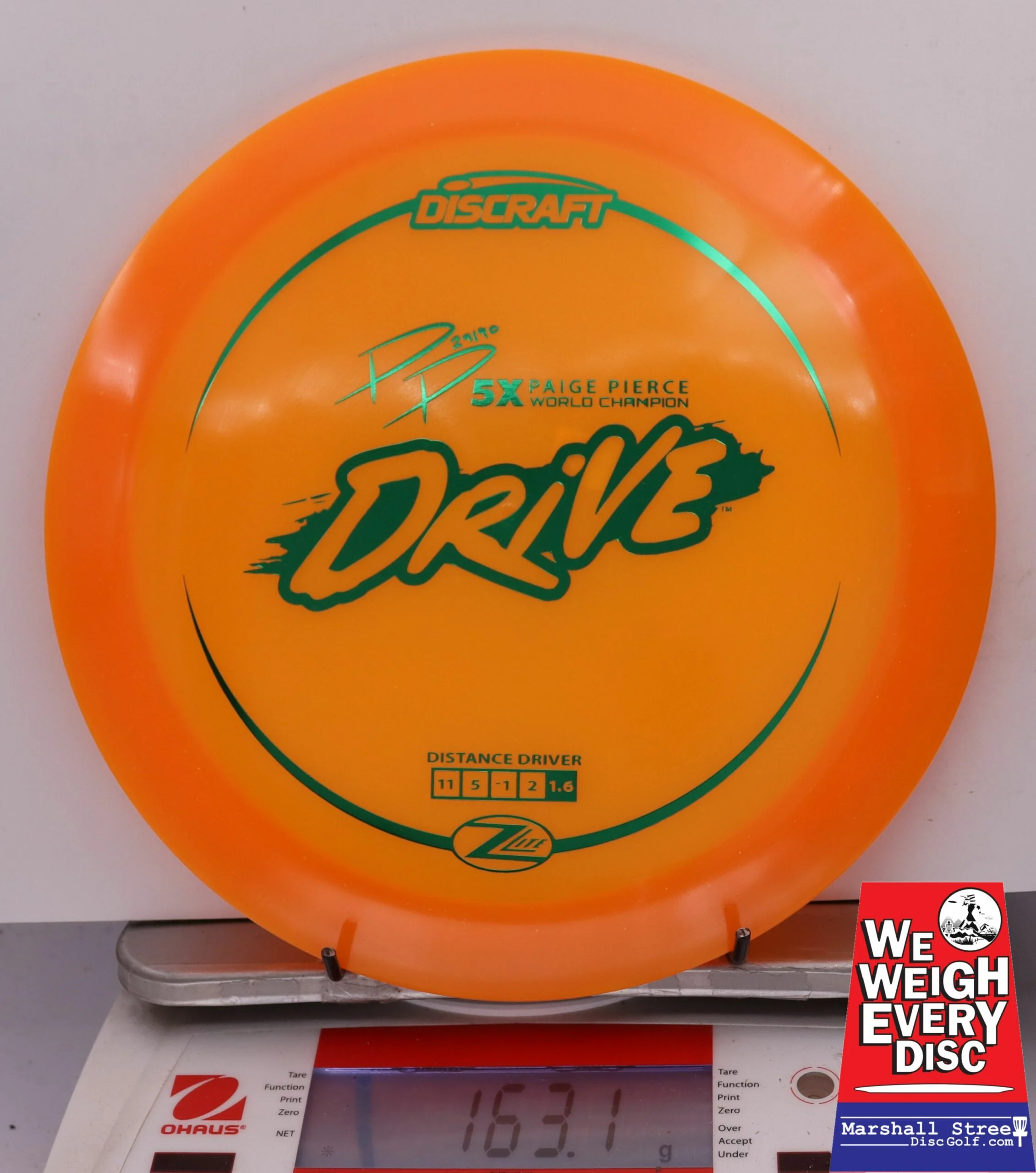 143369 Z Lite Drive, Paige Pierce 5x - #20 Orange, 163