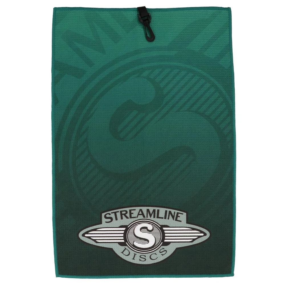 143778 Streamline Full Color Towel - Green, 23" x 15"