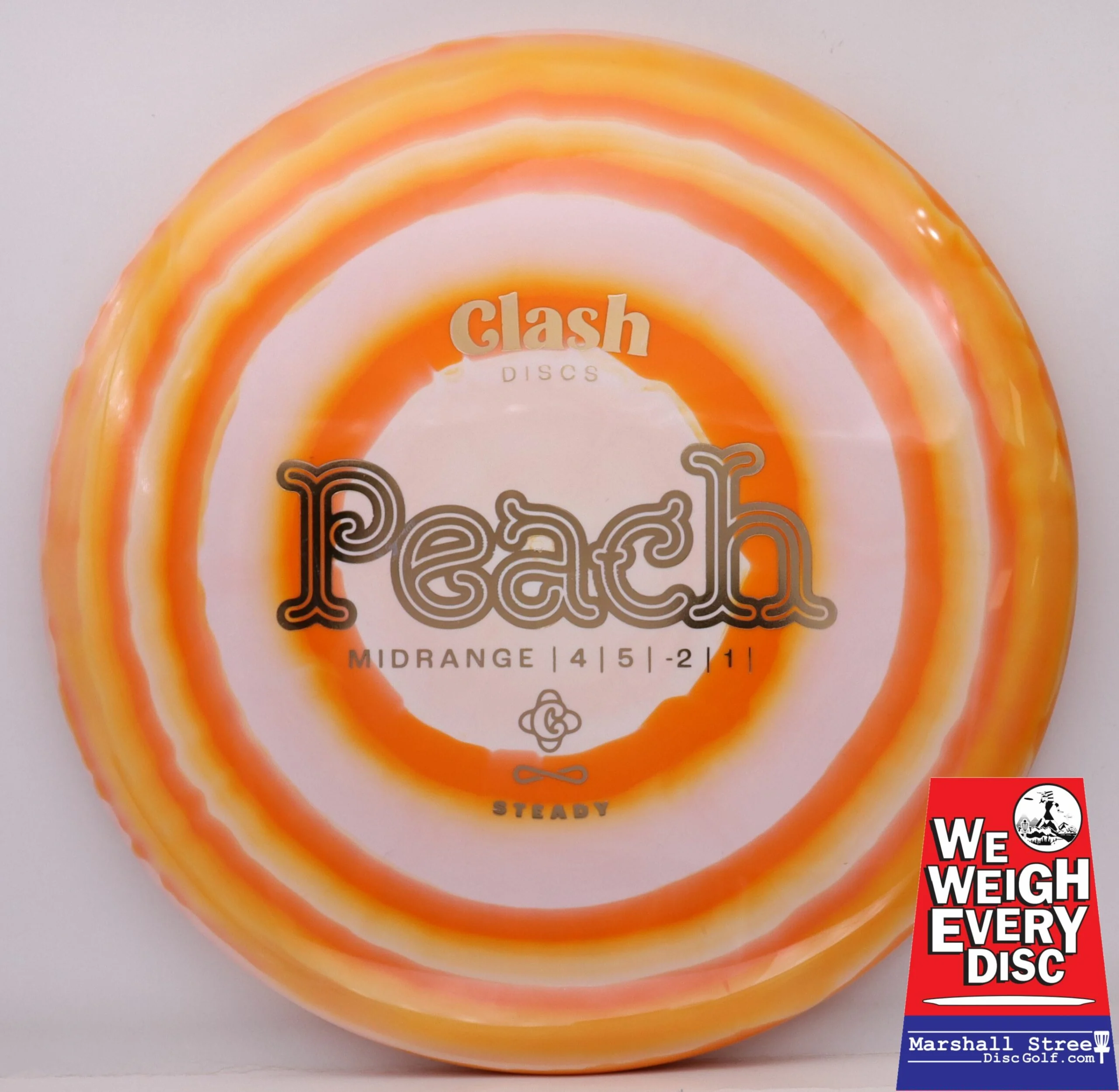 Steady Ring Peach • Marshall Street Disc Golf