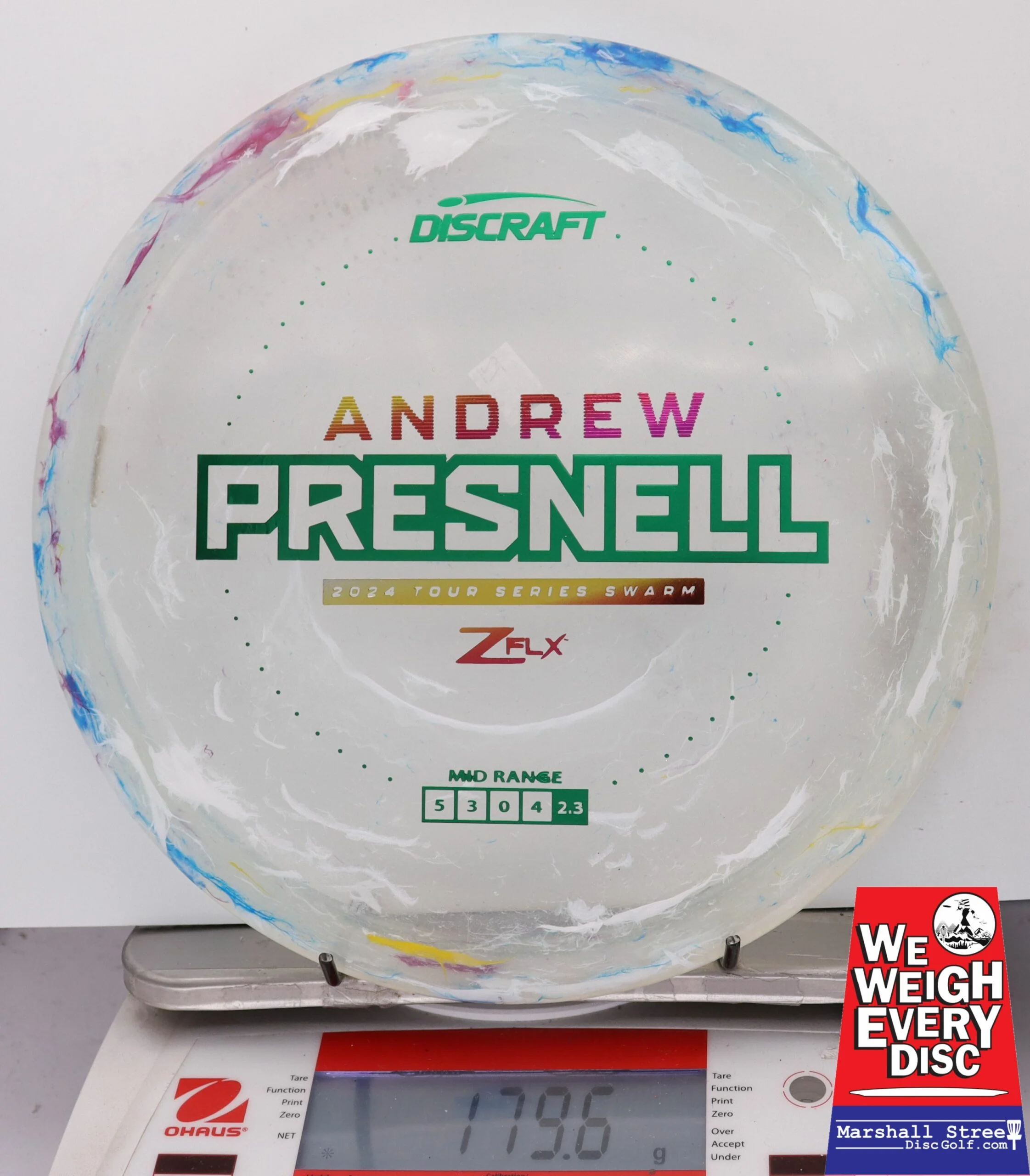 148257 Z FLX Jawbreaker Swarm, Andrew Presnell Tour Series '24 - #72 WhiteBlu, 180
