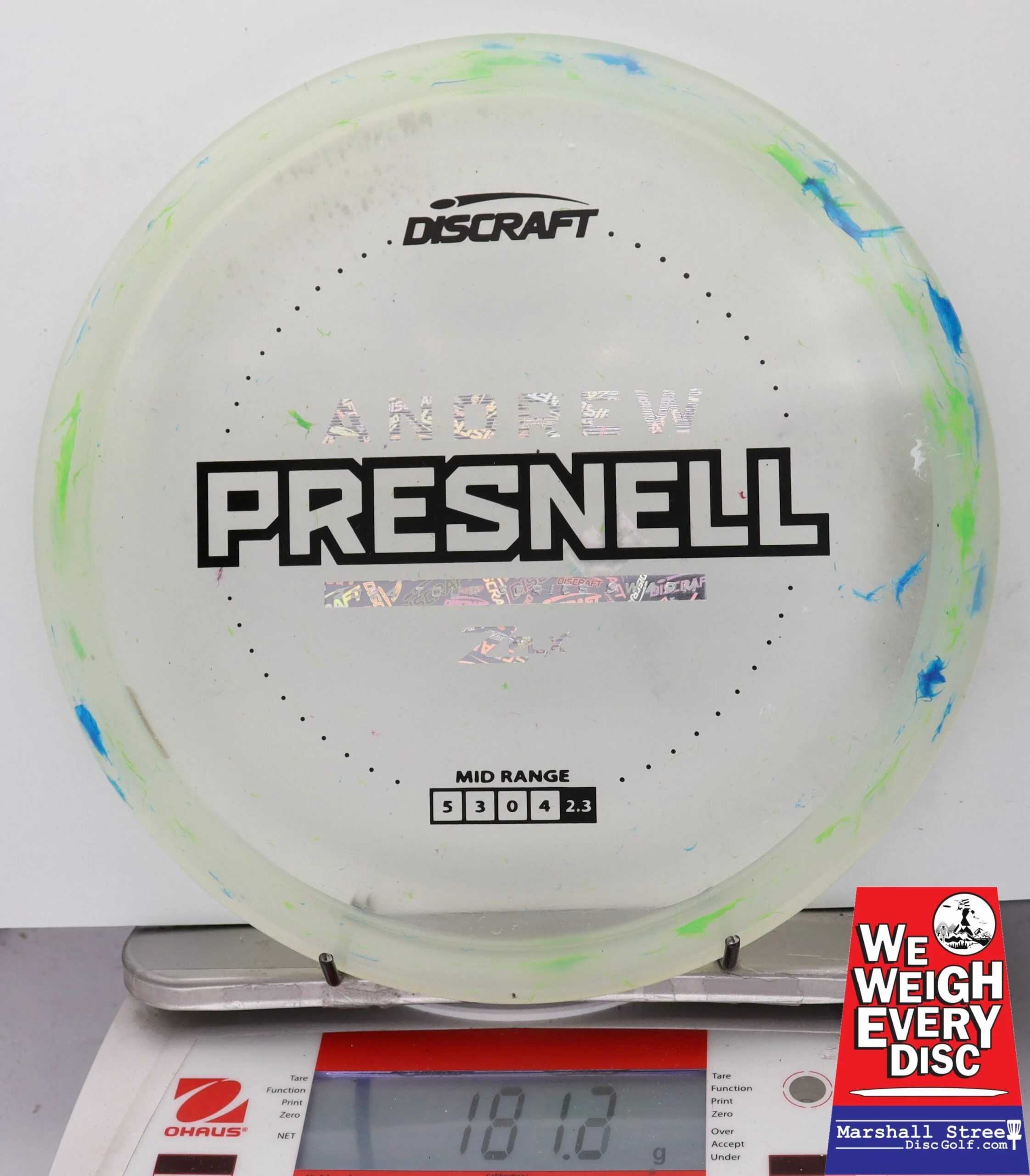 148260 Z FLX Jawbreaker Swarm, Andrew Presnell Tour Series '24 - #75 GreenBlu, 181