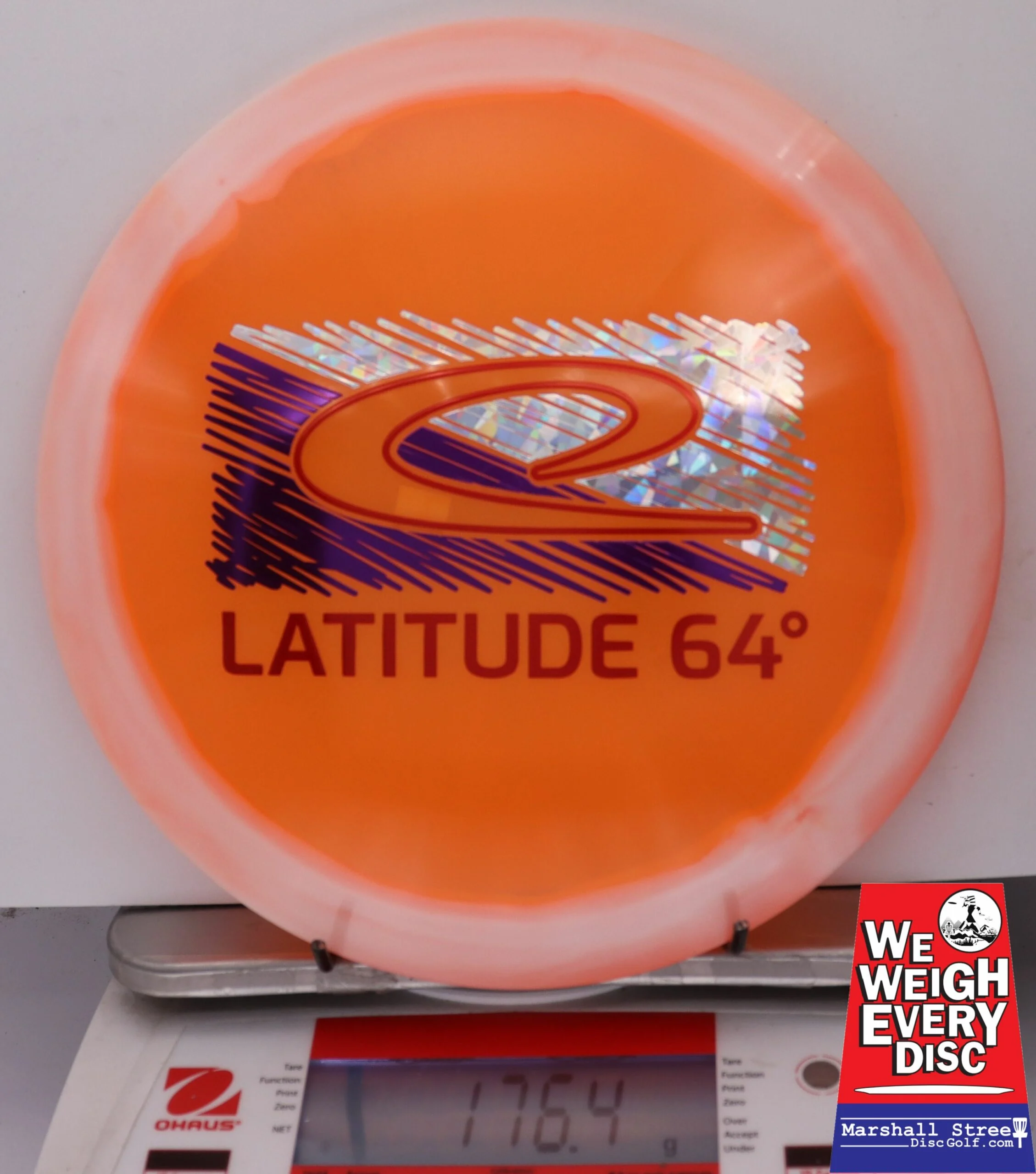 150520 Opto Ice Orbit Saint Pro, National Disc Golf Day - #13 White Orange, 176