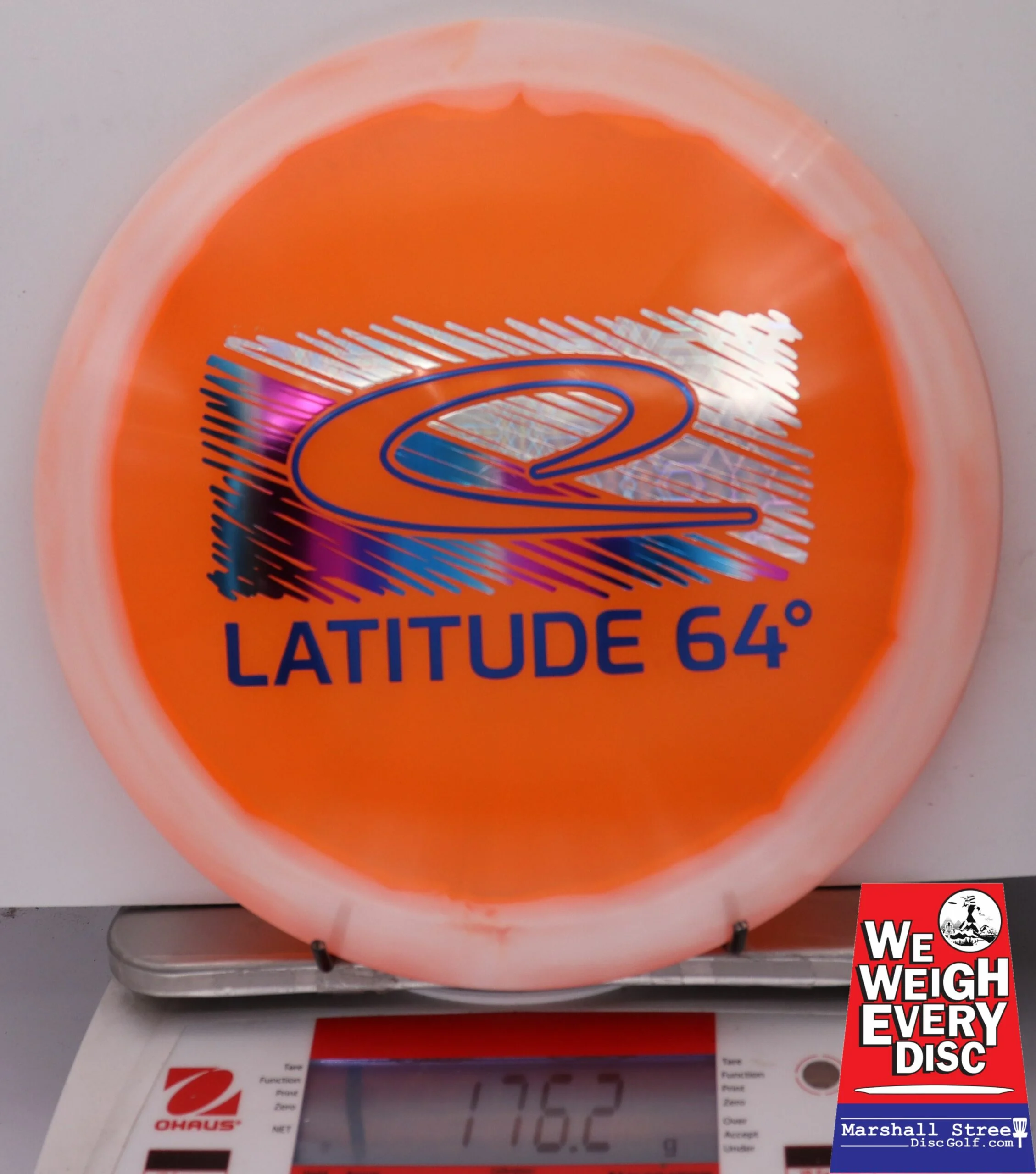 150525 Opto Ice Orbit Saint Pro, National Disc Golf Day - #18 White Orange, 176
