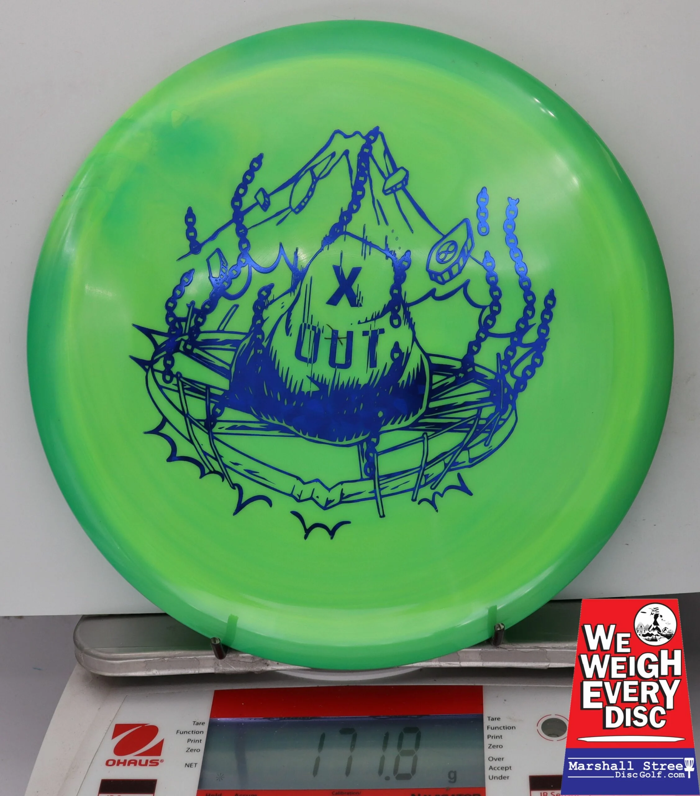 151267 X-Out Swirly S-Blend Roman - #19 GreenGrelo, 172
