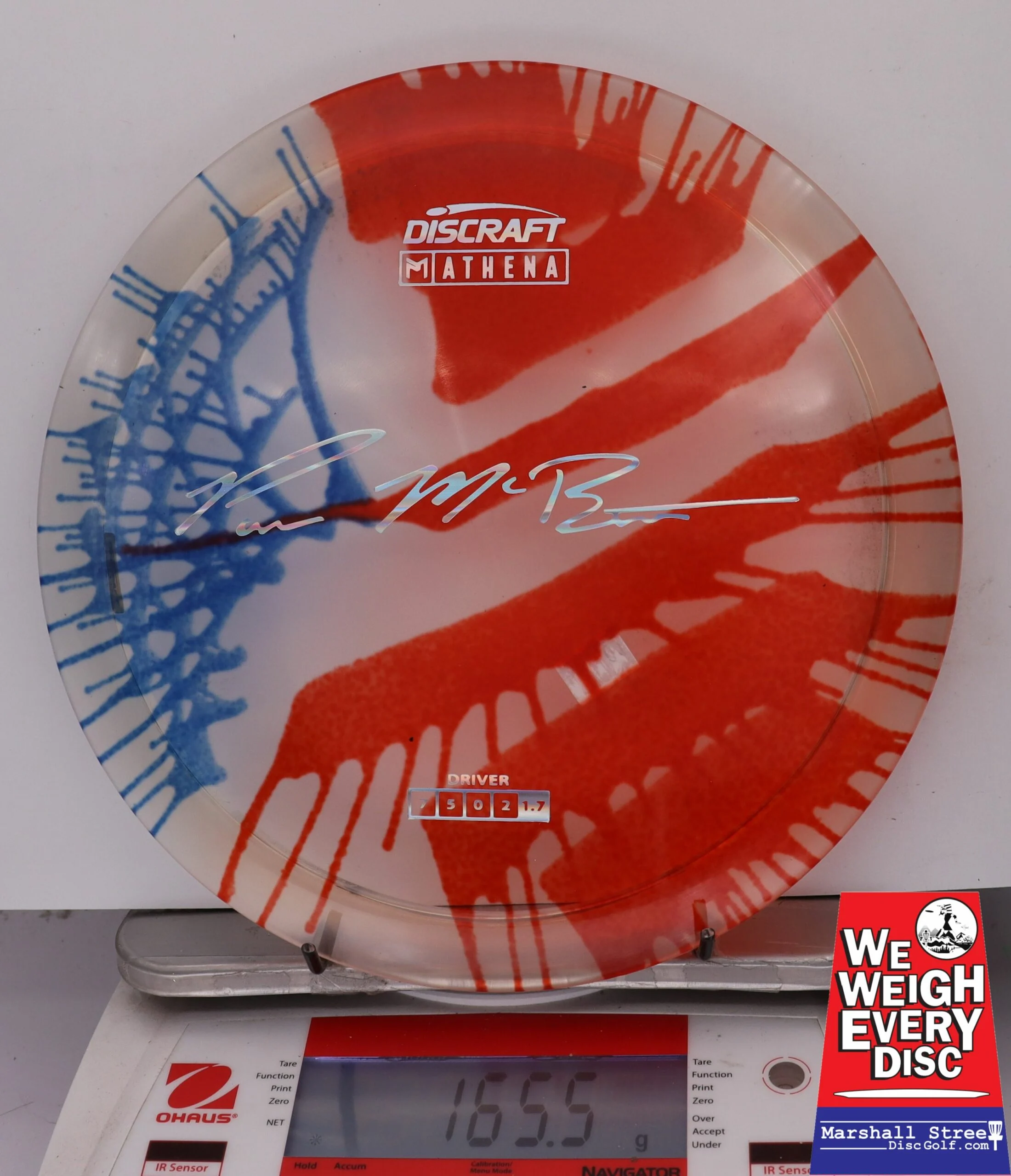 154010 Tie-Dye Z Athena, Paul McBeth - #01 Flag, 166