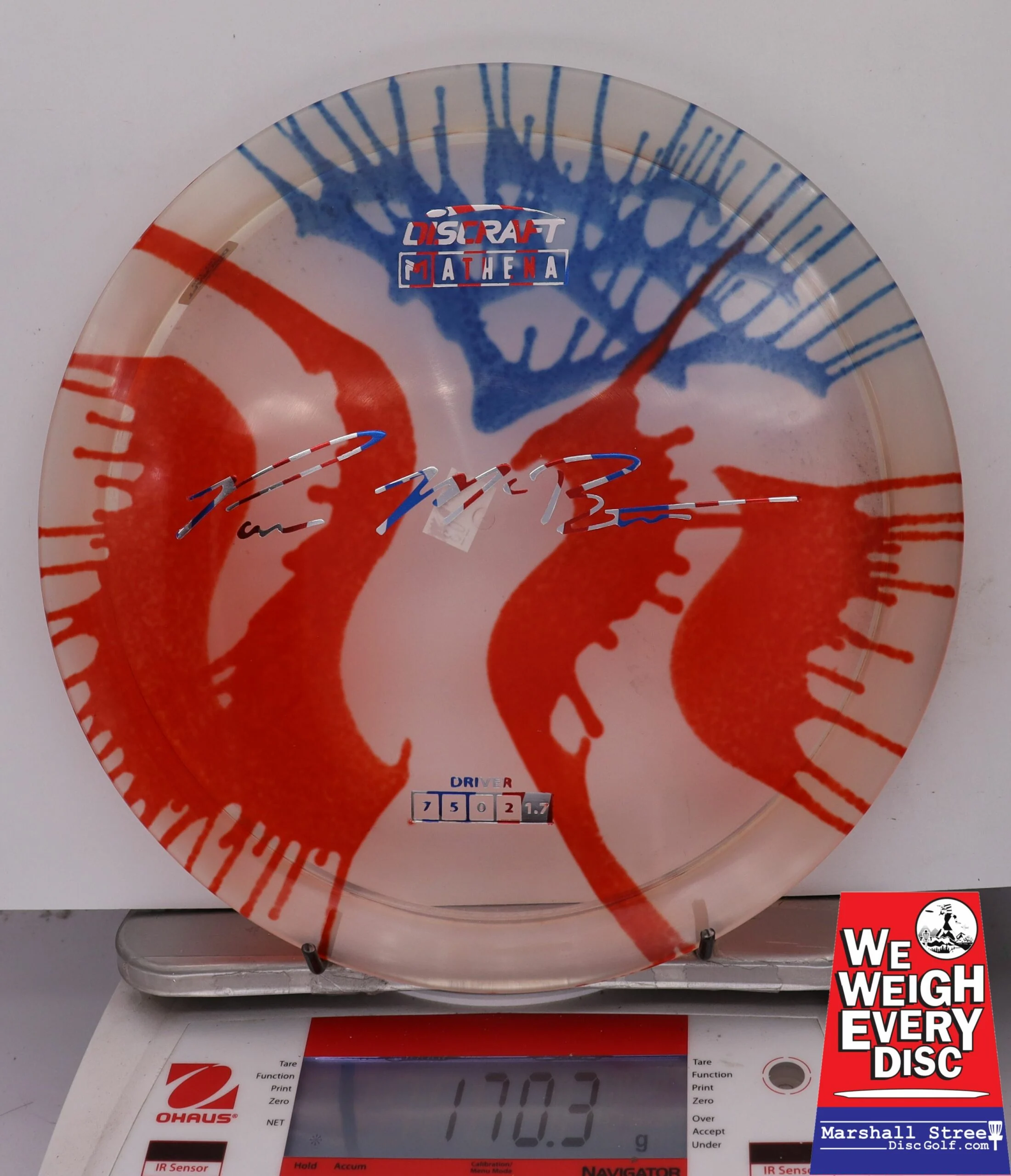 154012 Tie-Dye Z Athena, Paul McBeth - #03 Flag, 170