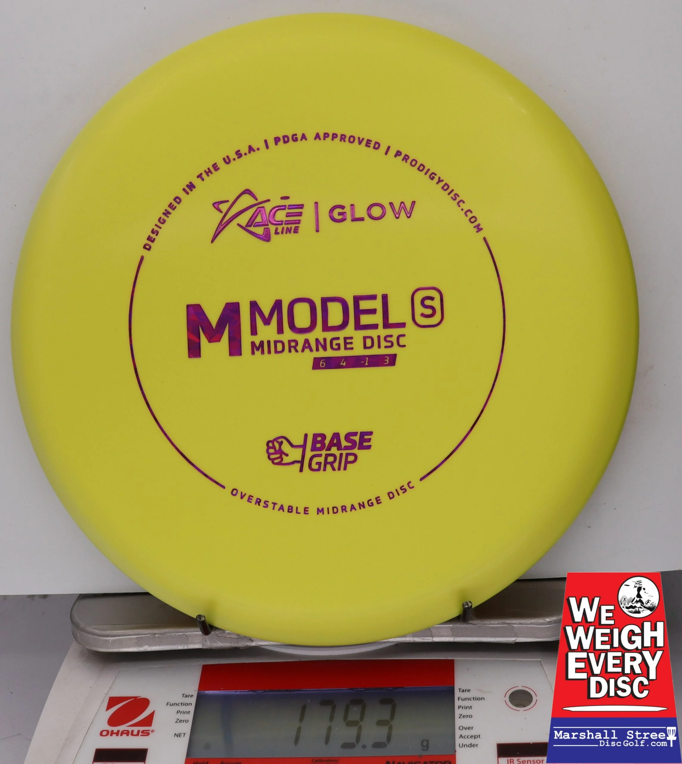155149 Glow Base Grip M Model S - #16 Yellow, 179