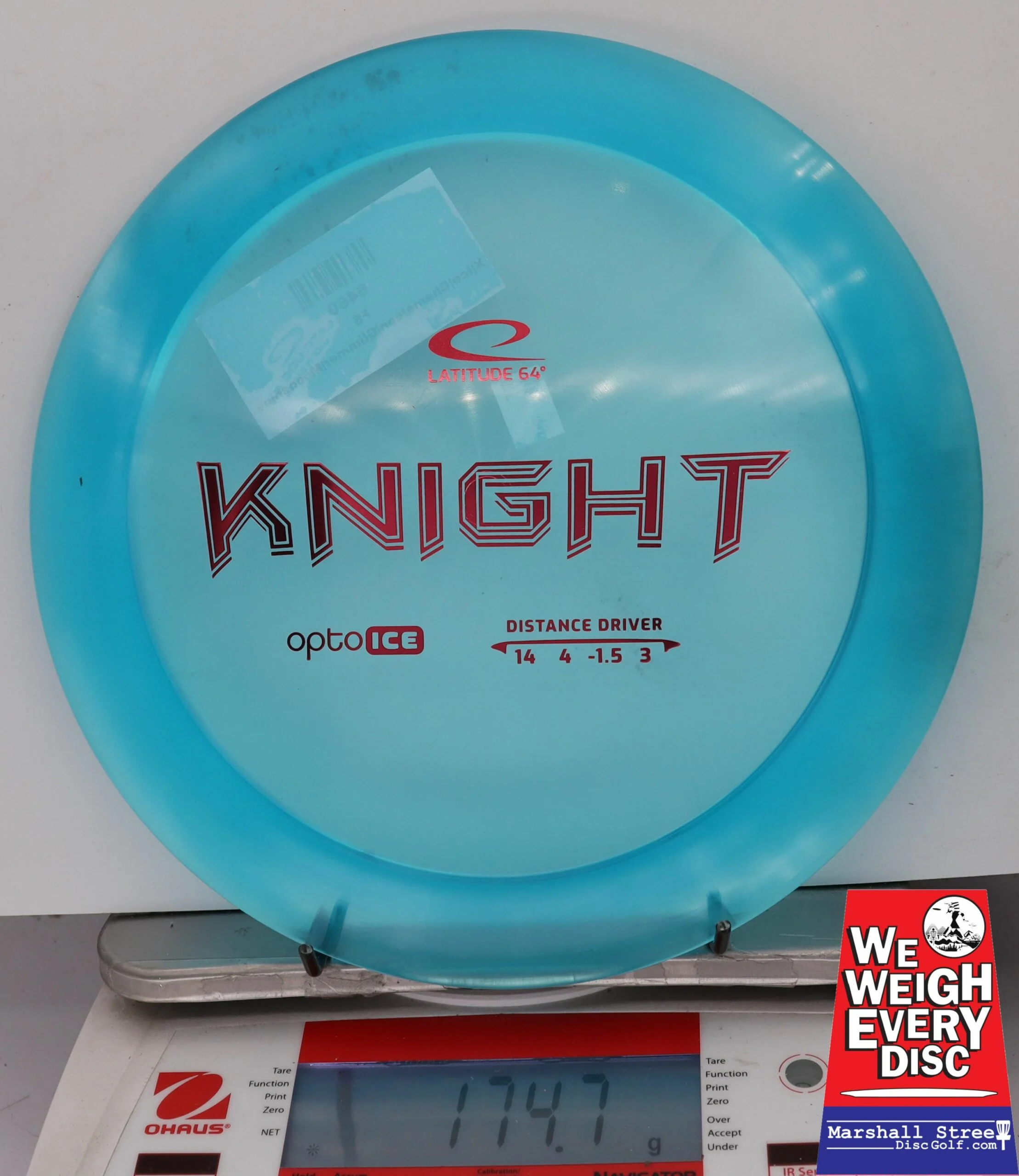 155315 X-Out Opto Ice Knight - #14 Blue, 175