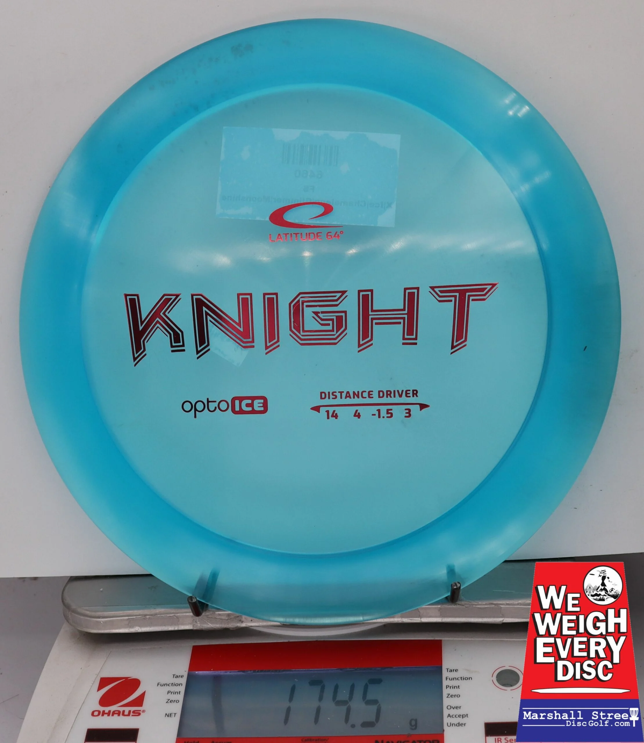 155317 X-Out Opto Ice Knight - #16 Blue, 175