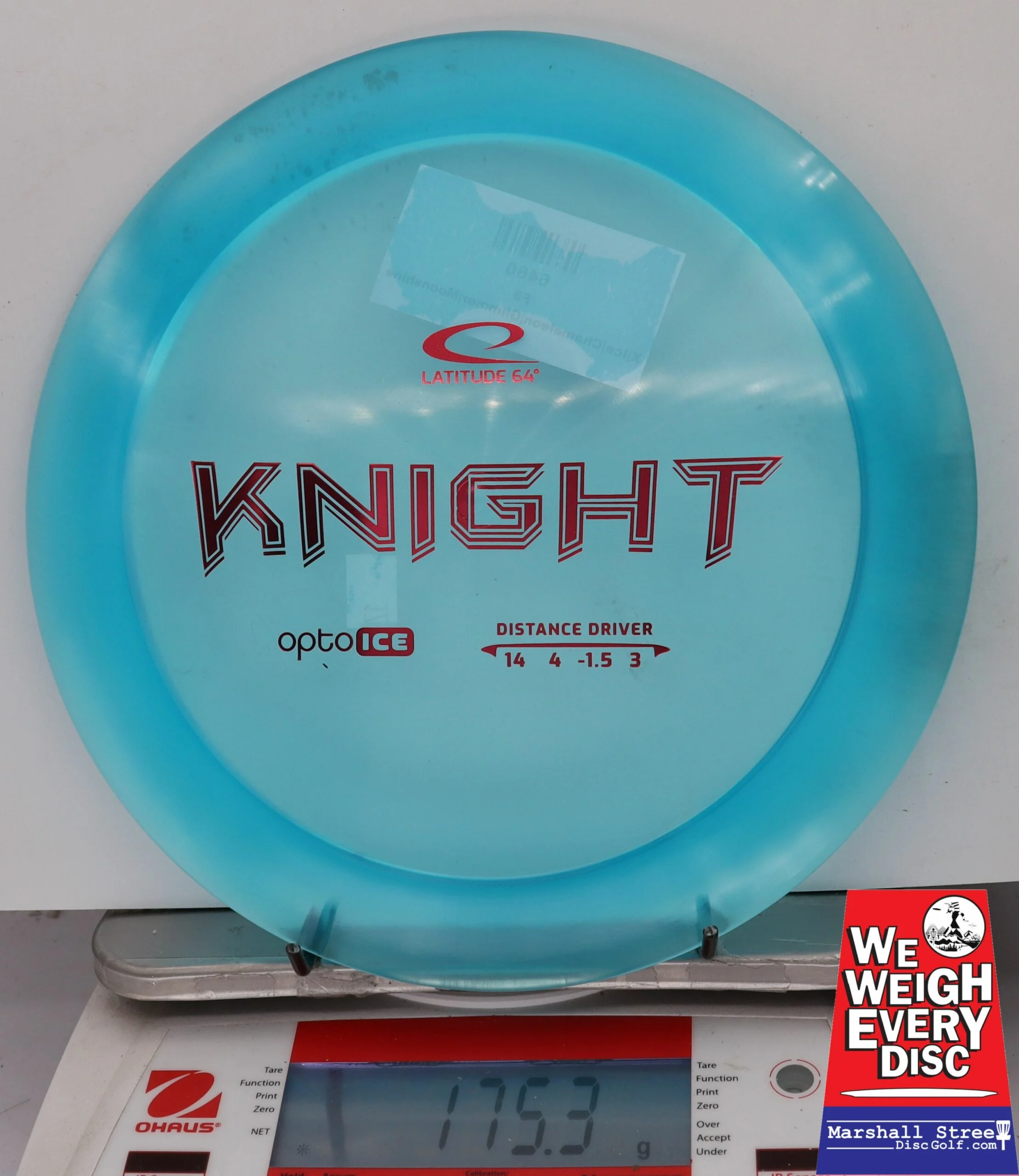 155318 X-Out Opto Ice Knight - #17 Blue, 175