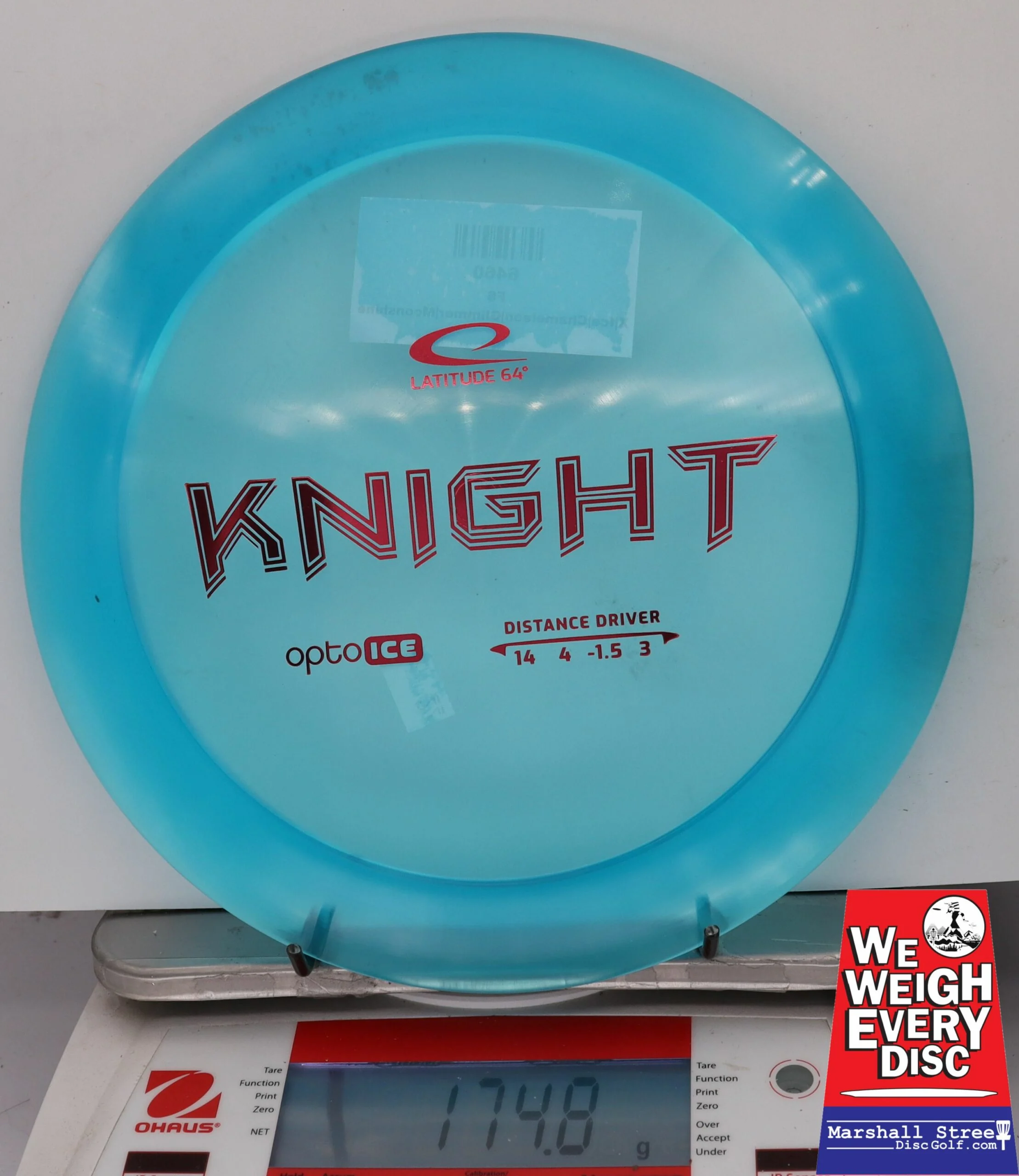 155323 X-Out Opto Ice Knight - #22 Blue, 175