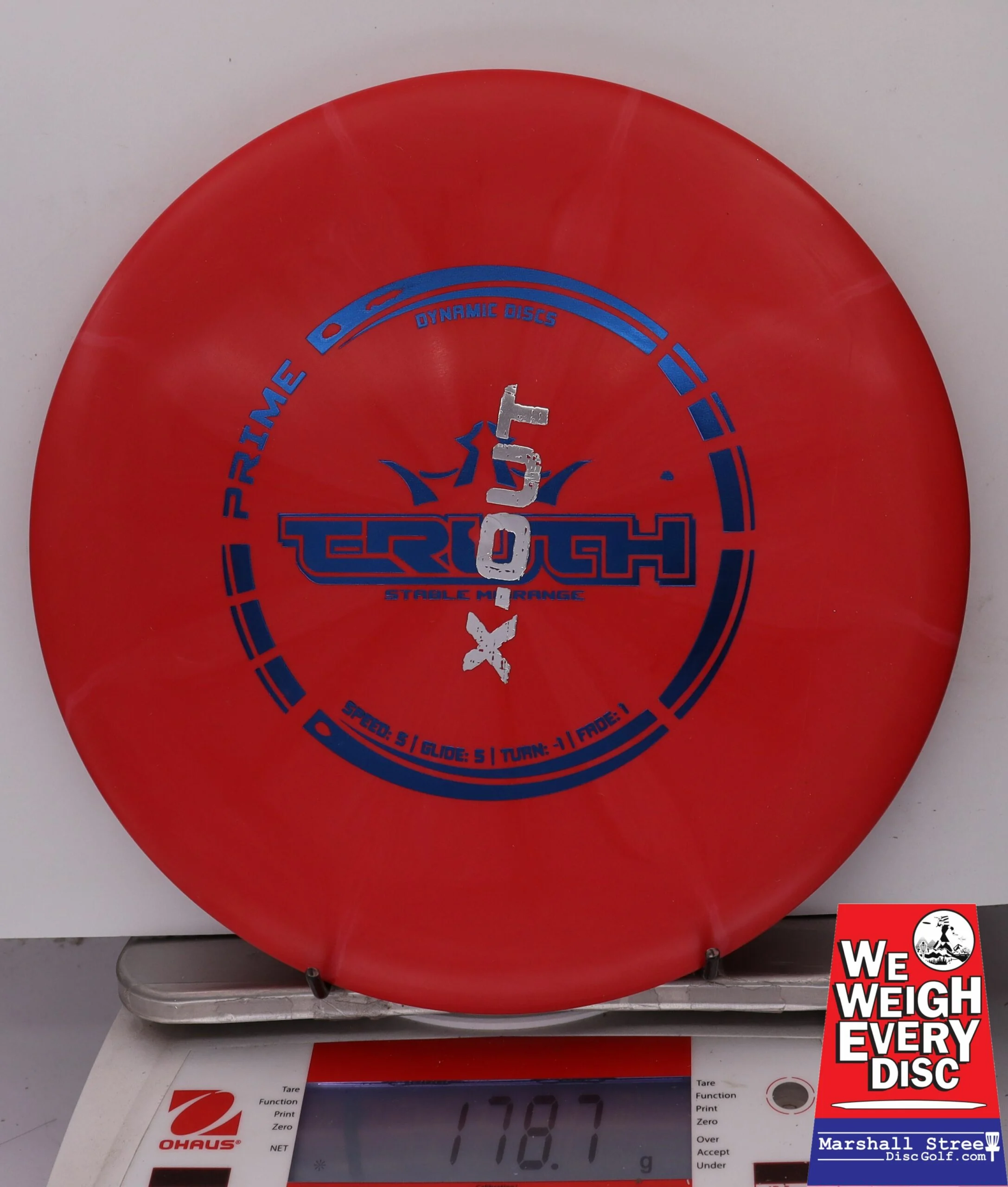 155537 X-Out Prime Burst Truth - #01 Red, 179