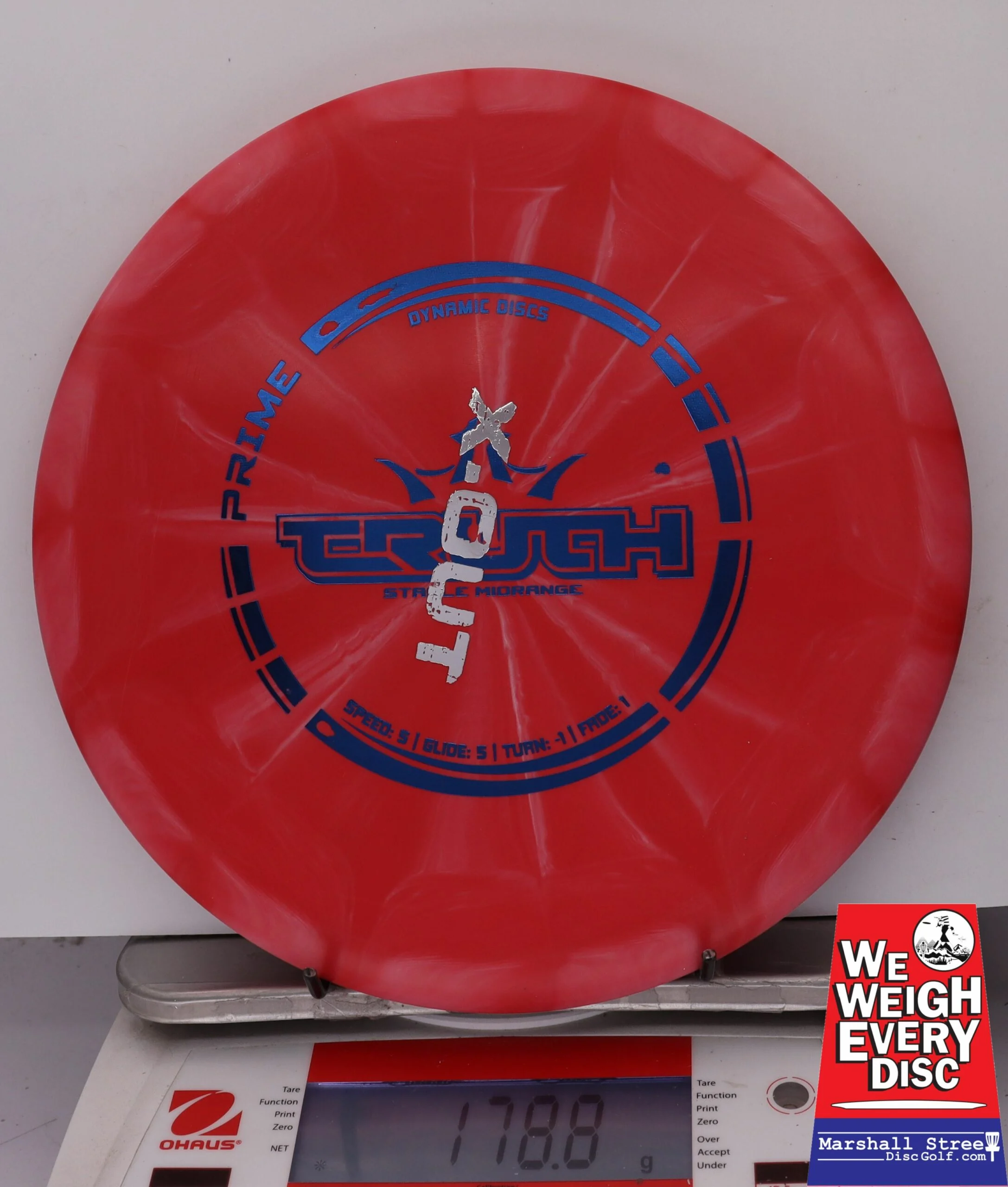 155556 X-Out Prime Burst Truth - #18 Red, 179