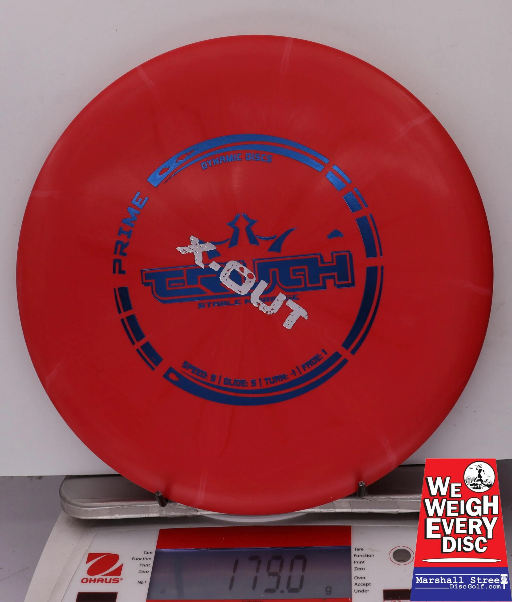 155560 X-Out Prime Burst Truth - #22 Red, 179