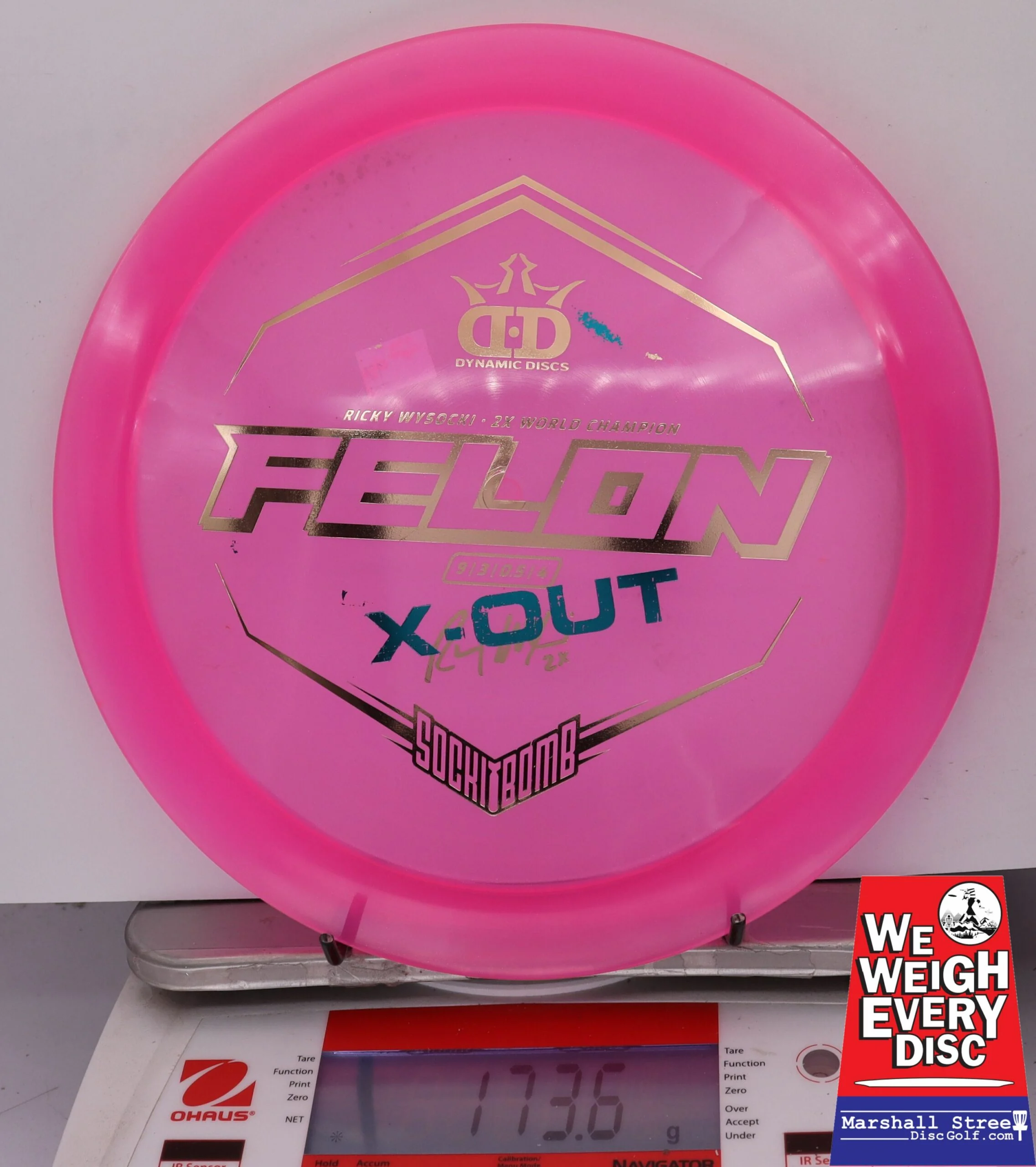 155646 X-Out Lucid Ice Glimmer Felon, Ricky Wysocki - #17 Pink, 174