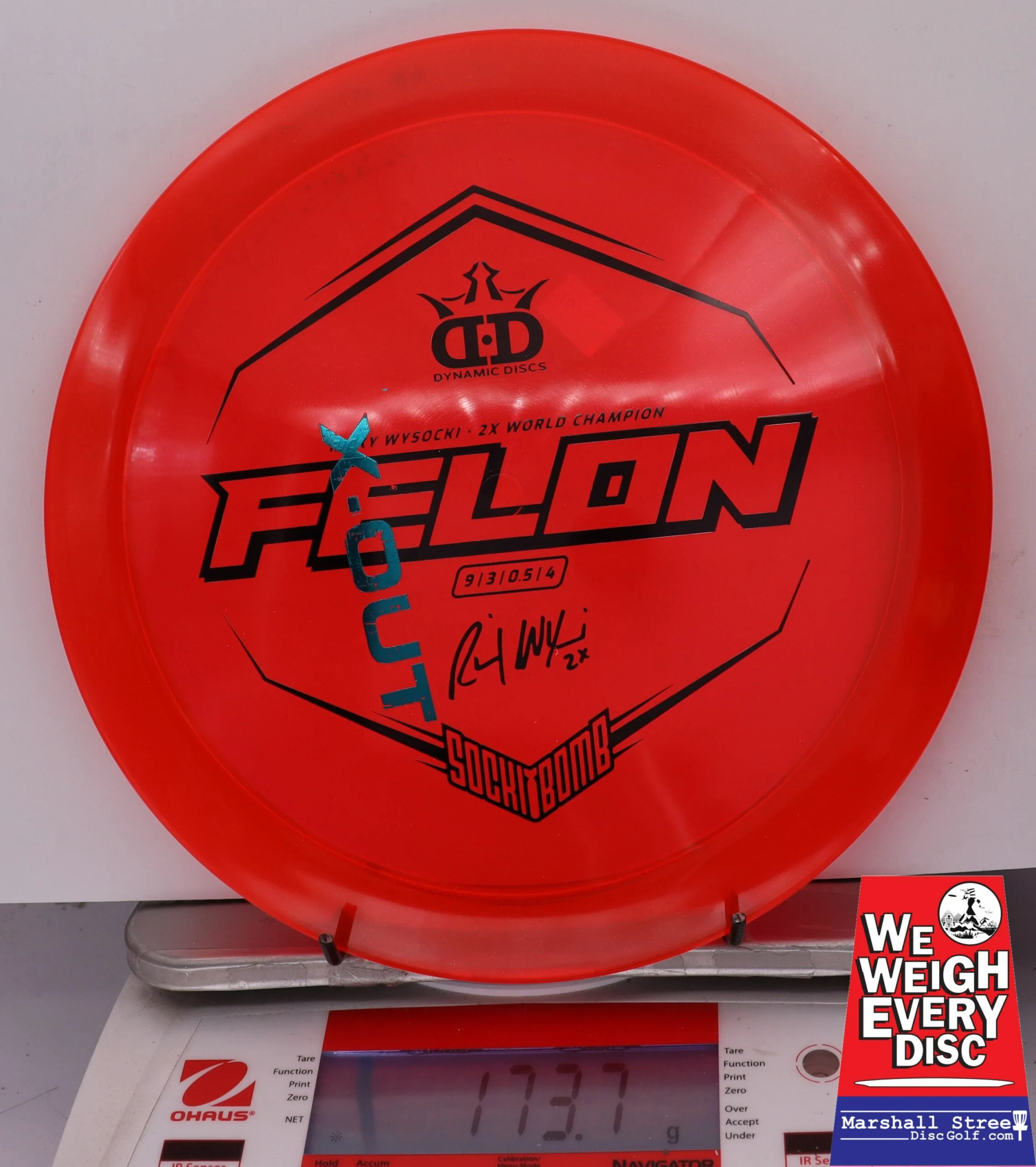 155659 X-Out Lucid Ice Glimmer Felon, Ricky Wysocki - #29 Red, 174