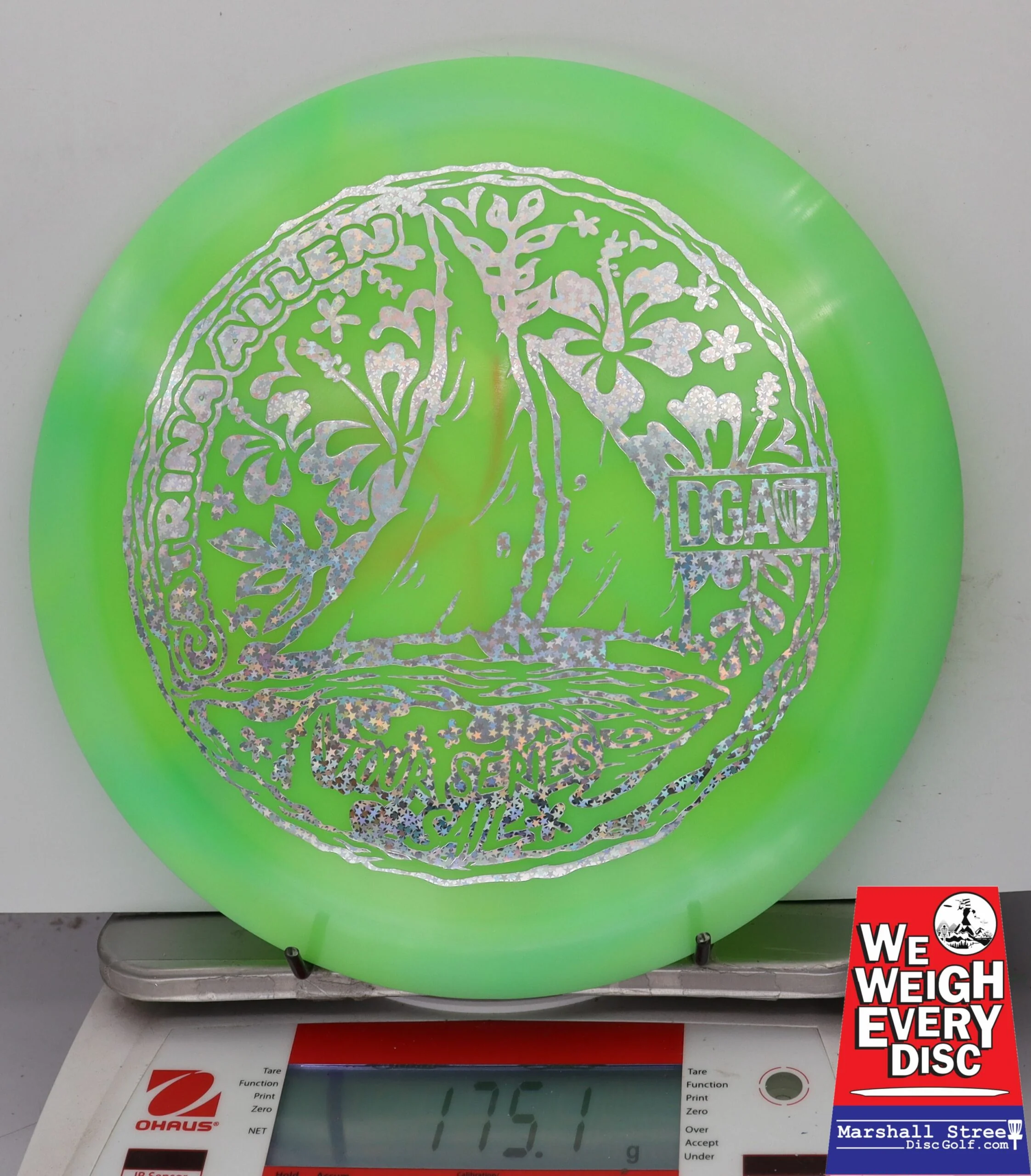 156046 Tour Series Swirl Sail, Catrina Allen - #19 NGreen, 175