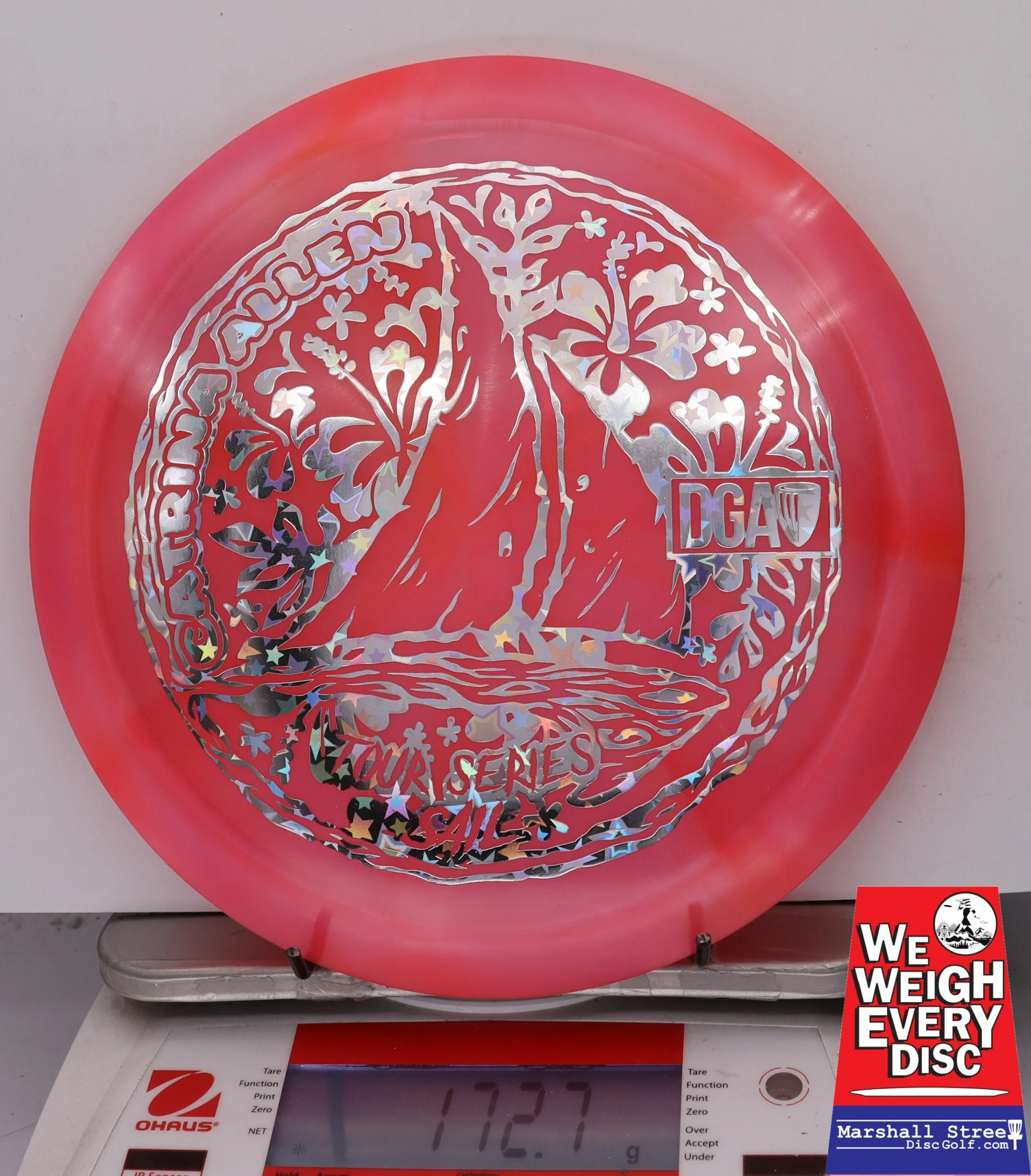 156049 Tour Series Swirl Sail, Catrina Allen - #22 PinkRed, 173
