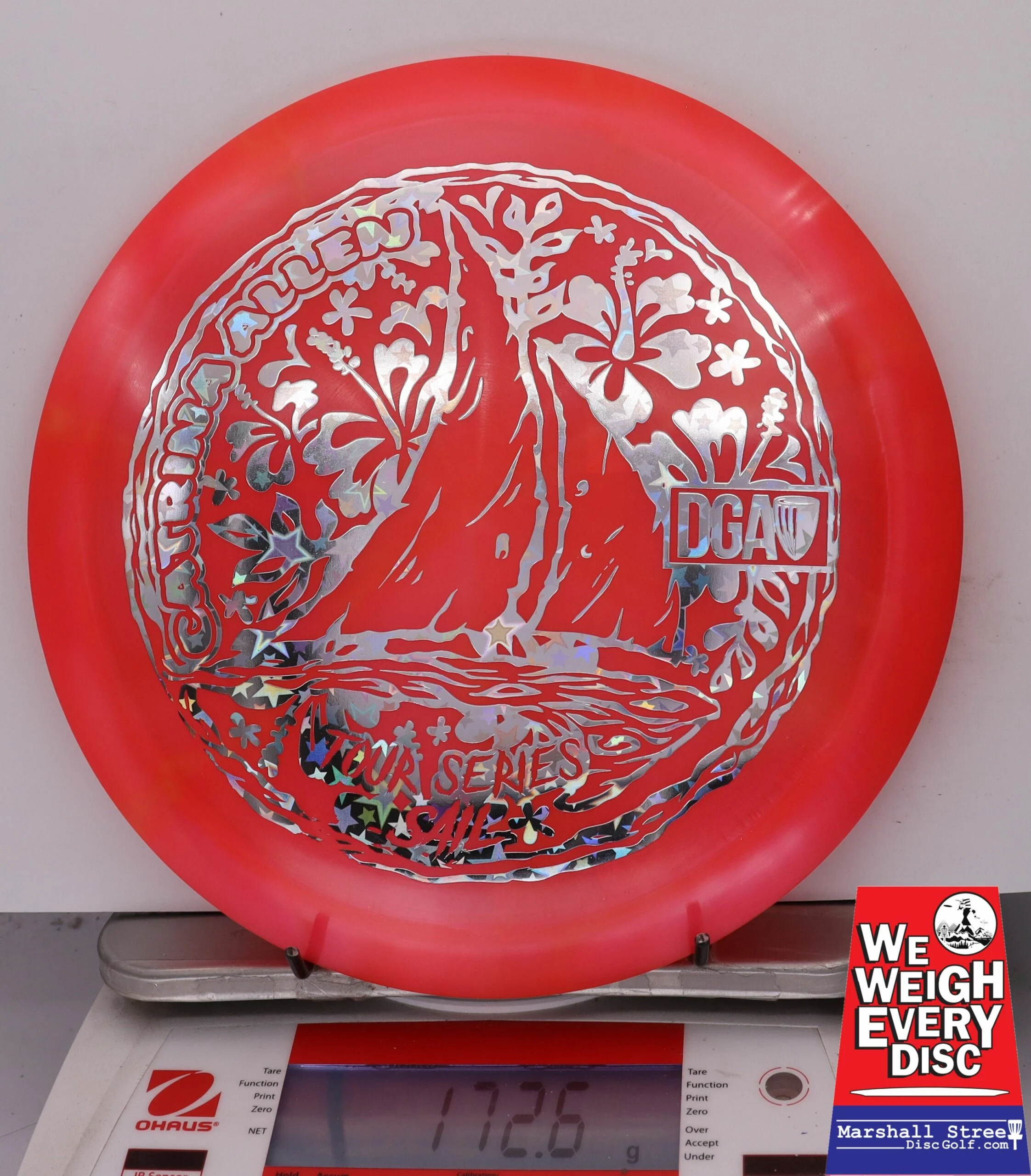 156050 Tour Series Swirl Sail, Catrina Allen - #23 Red, 173