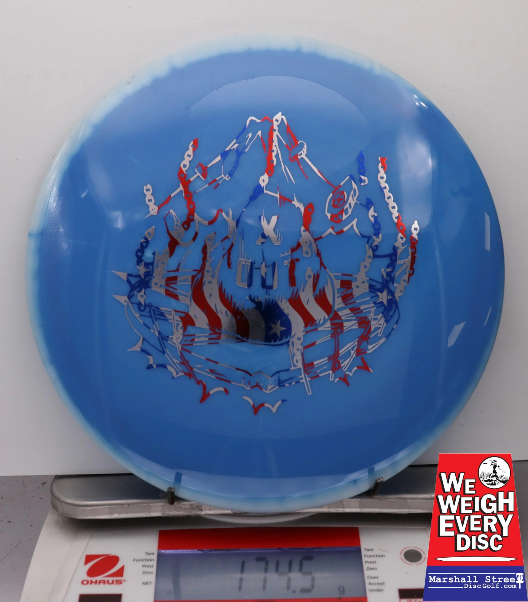 158428 X-Out Halo S-Blend Centurion - #07 Wht-Blue, 175