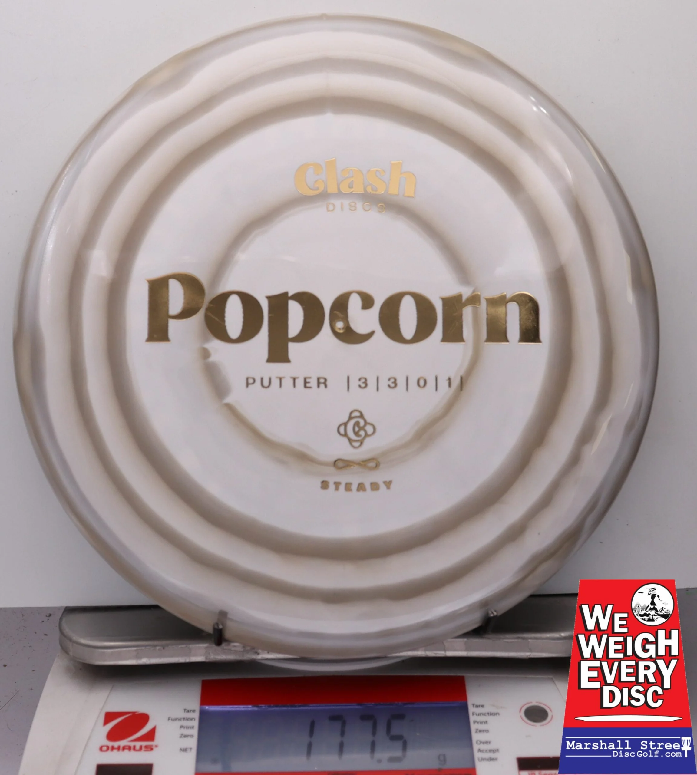 158735 Steady Ring Popcorn - #18 GoldWhite, 178