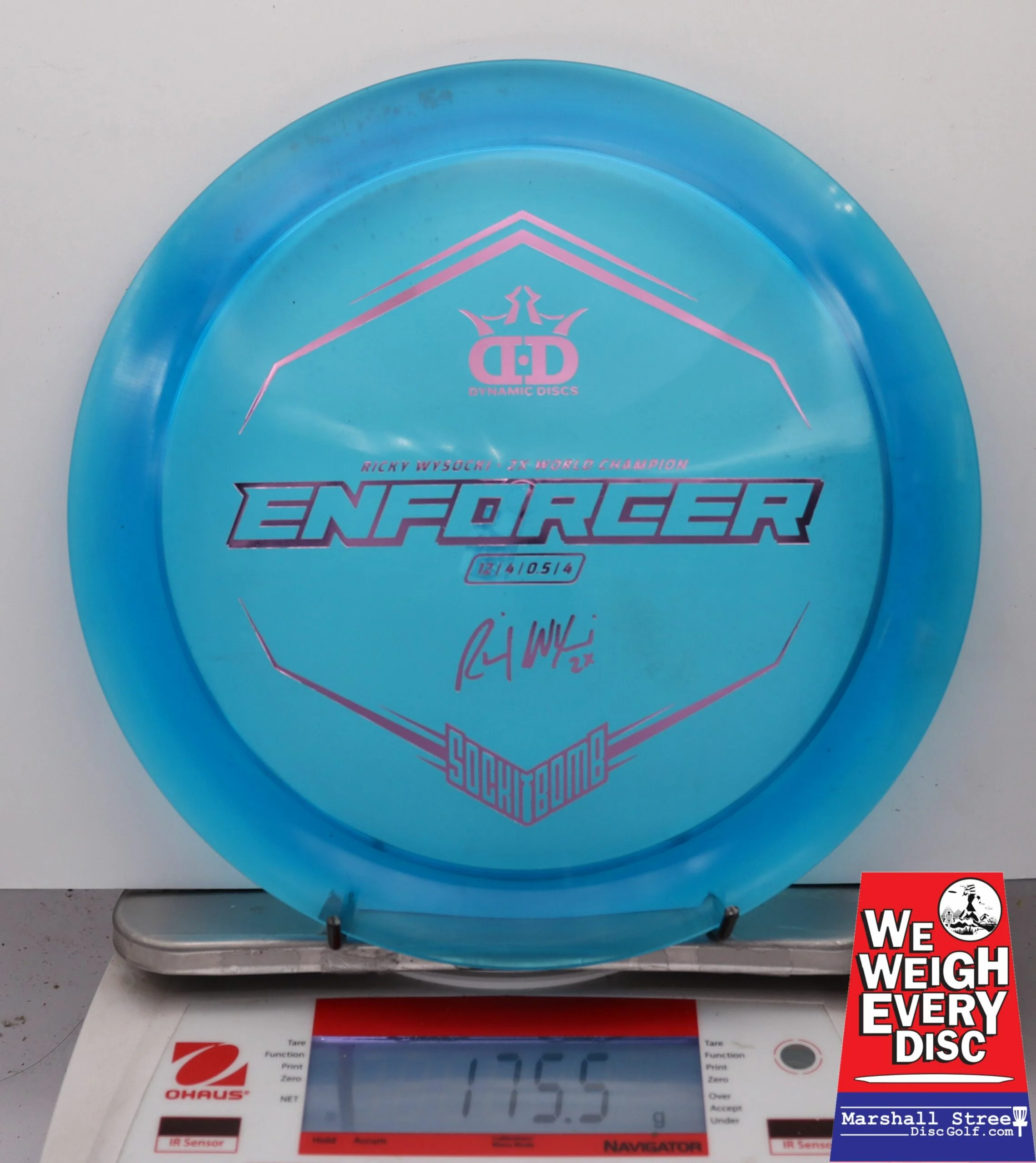 159730 Lucid Ice Enforcer, Ricky Wysocki 2X - #40 Blue, 176