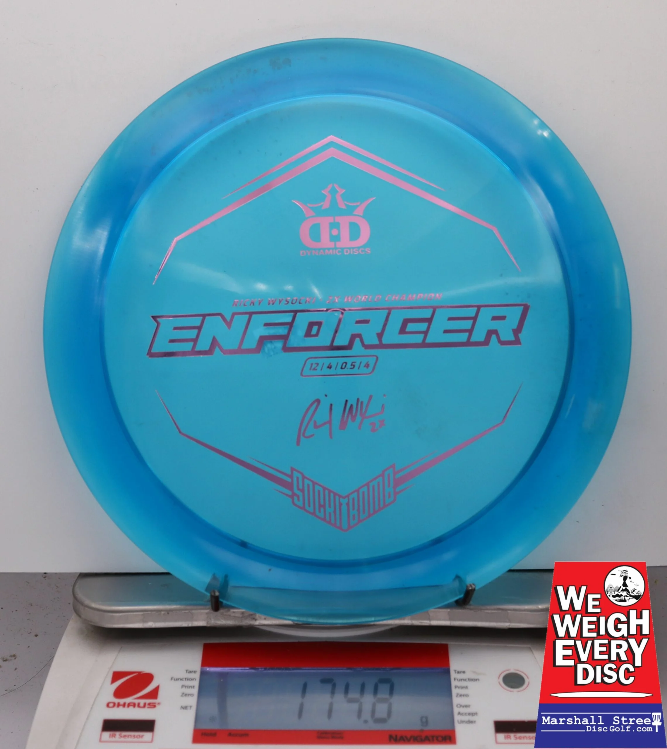 159731 Lucid Ice Enforcer, Ricky Wysocki 2X - #41 Blue, 175