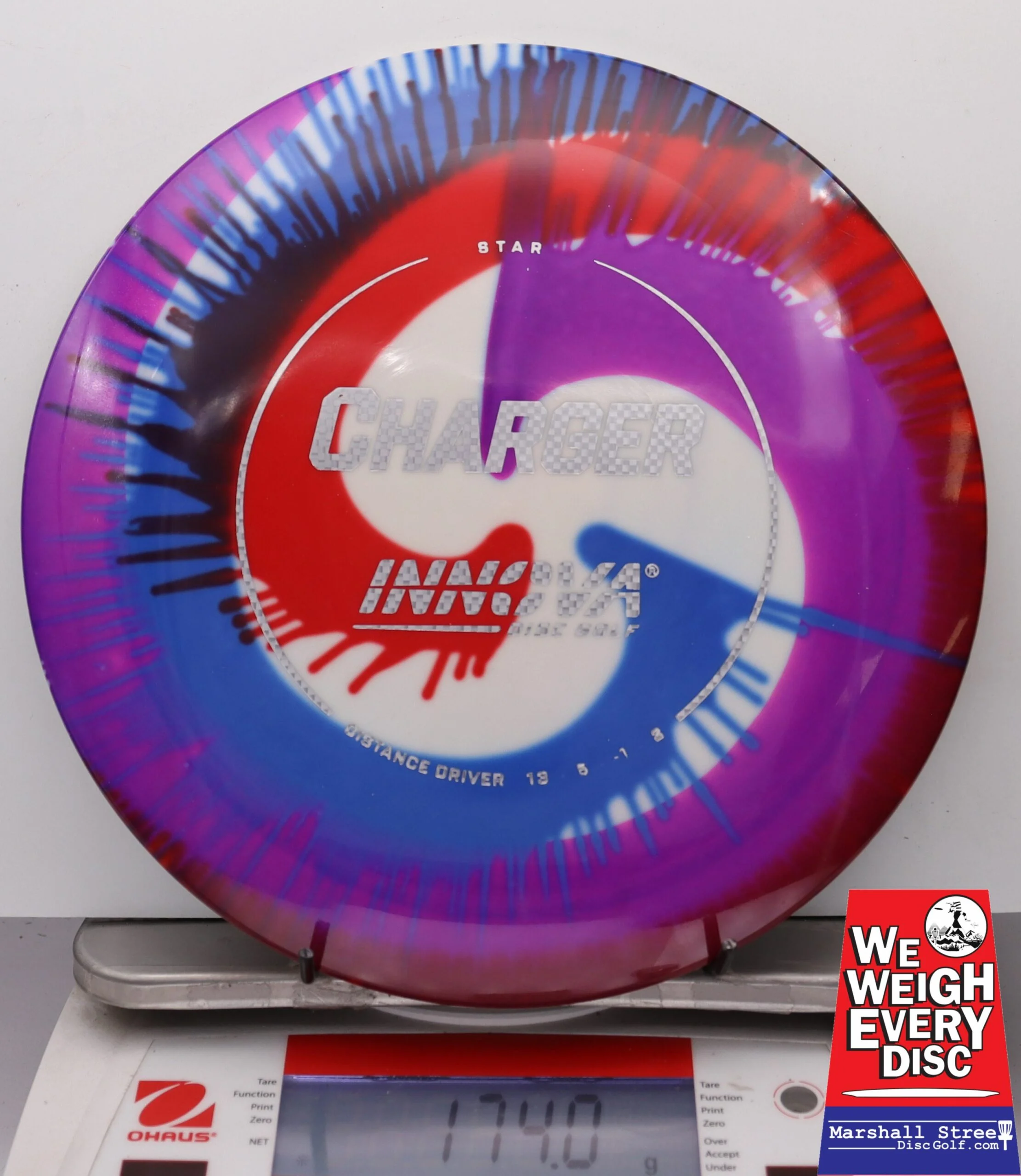162322 Tie-Dye Star Charger - #04 Tie-Dye, 174