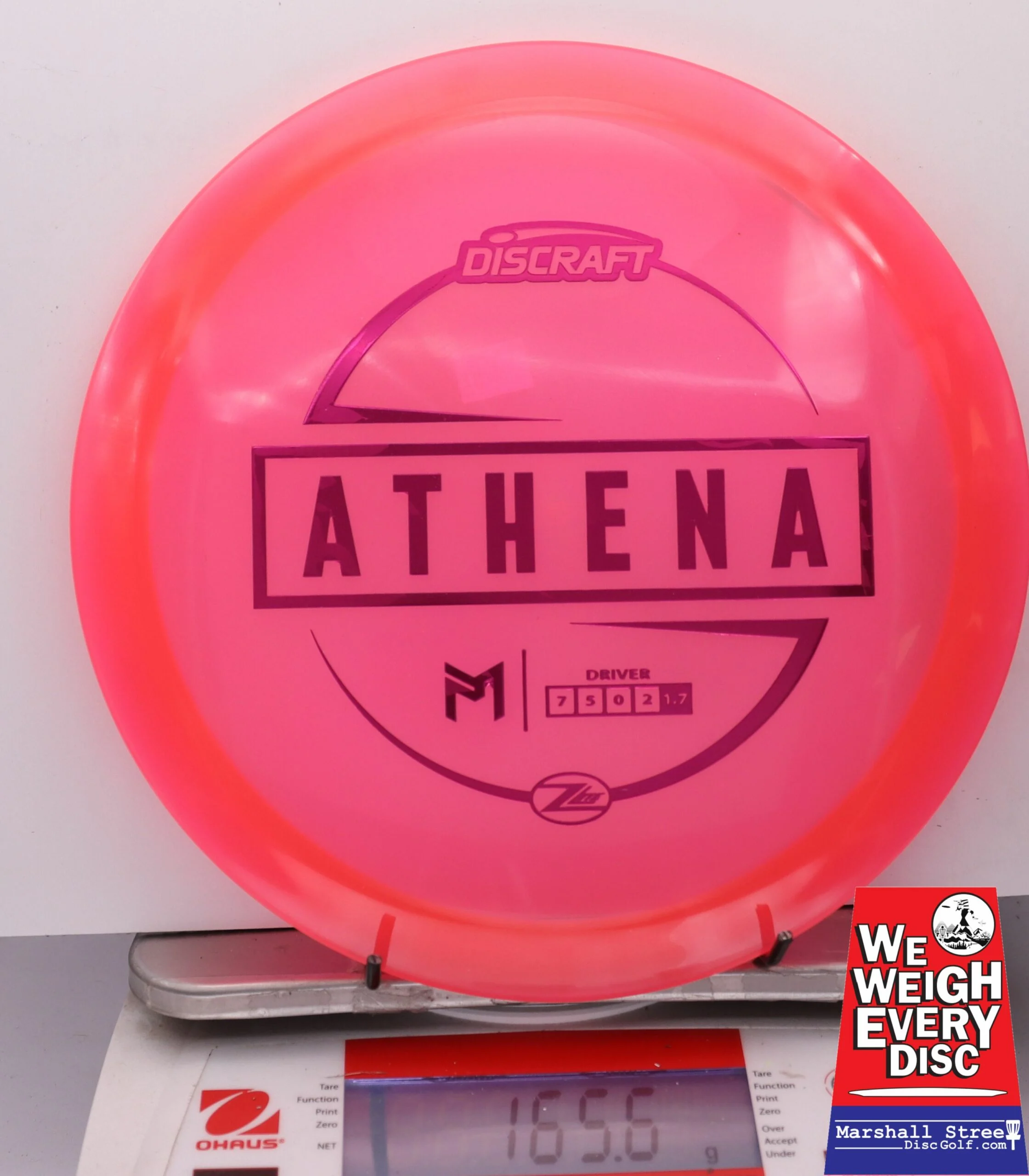 164801 Z Lite Athena, Paul McBeth - #07 Pink, 166