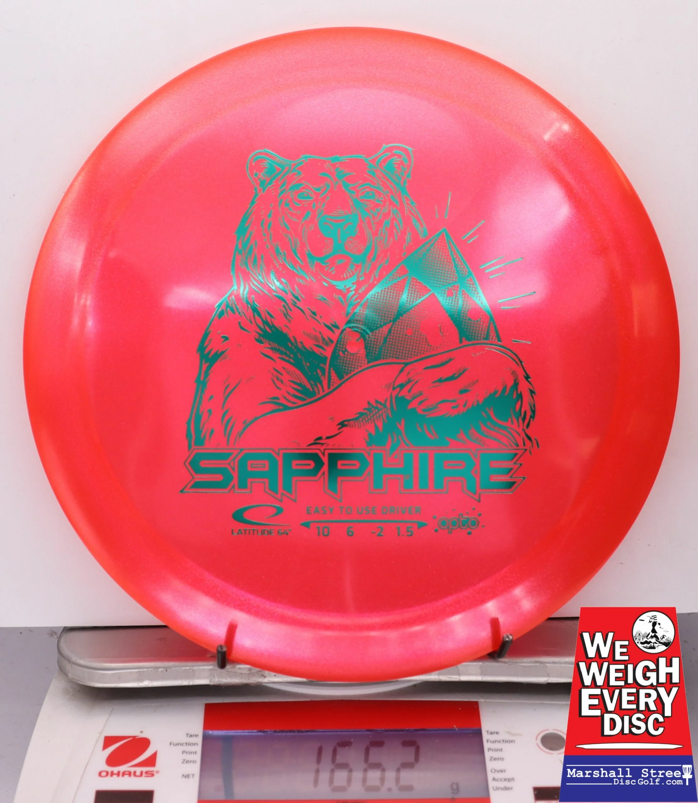 168327 Opto Glimmer Sapphire - #10 Red, 166