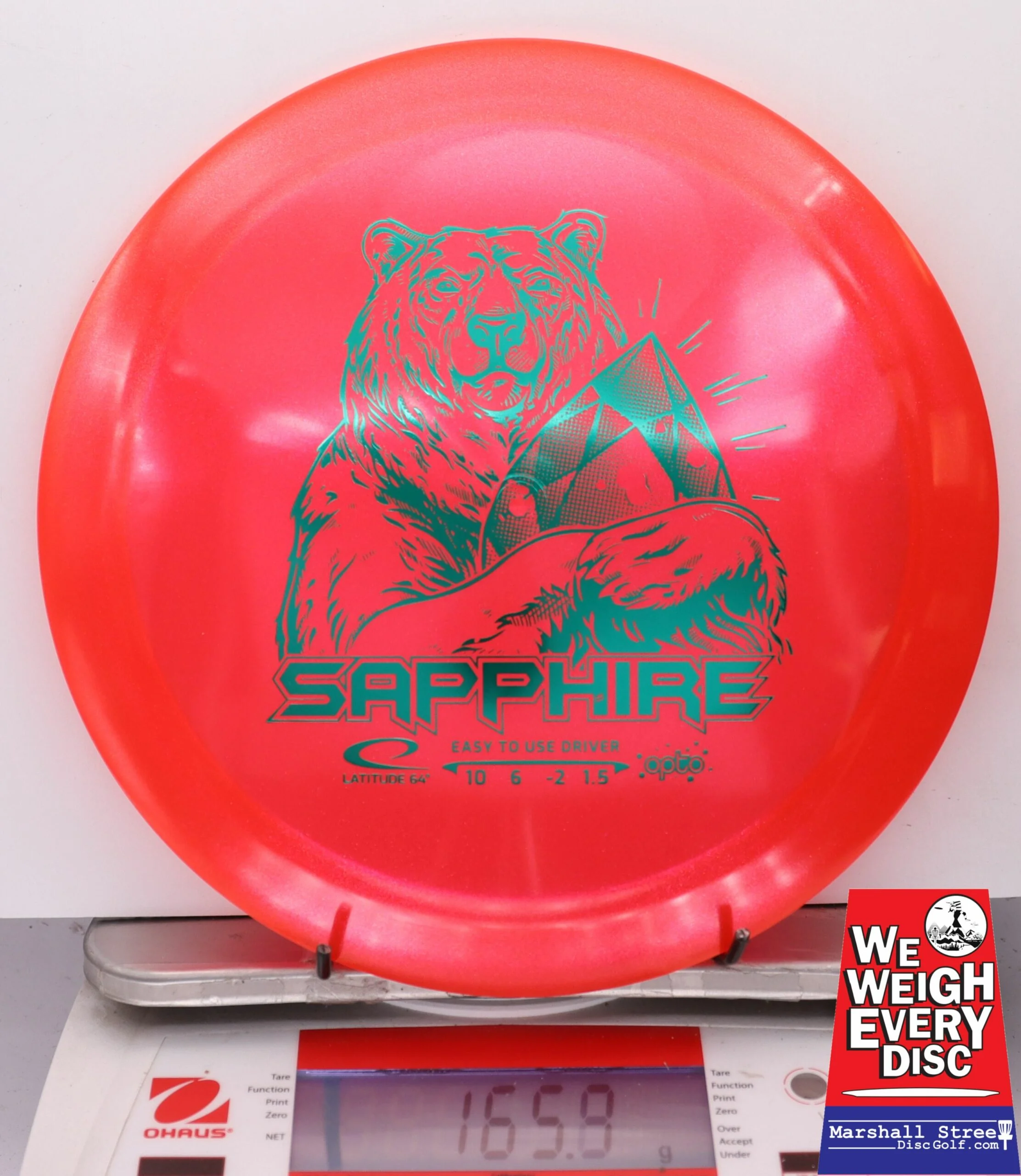 168333 Opto Glimmer Sapphire - #15 Red, 166