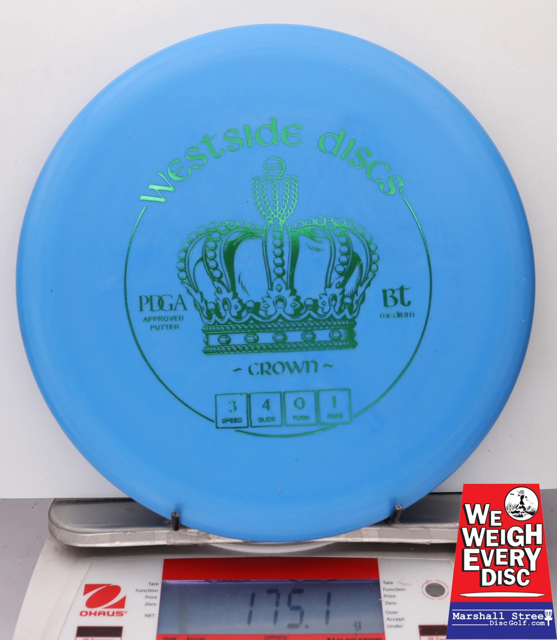 169202 Bt Medium Crown - #25 Blue, 175
