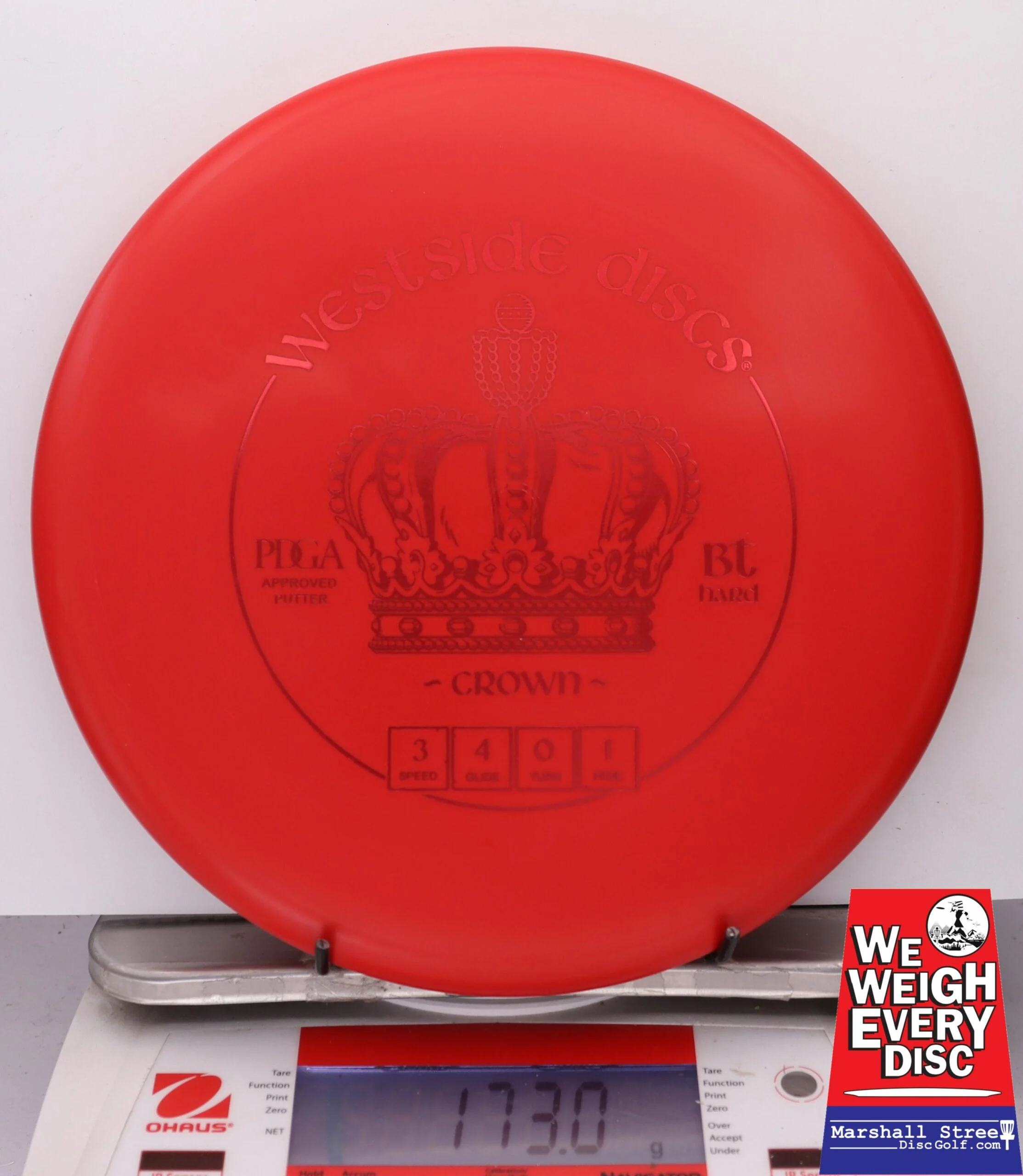 169216 Bt Hard Crown - #41 Red, 173