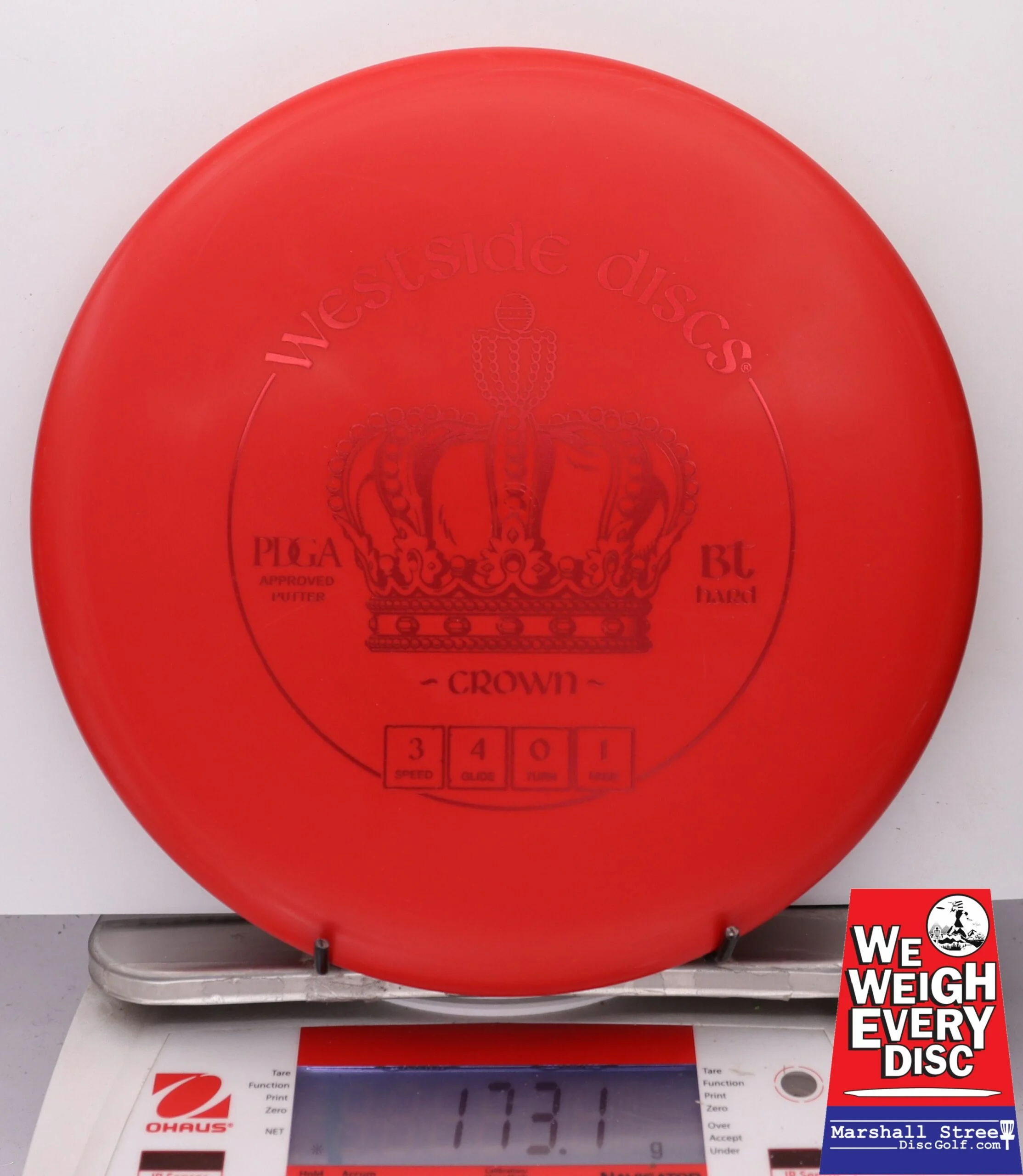 169217 Bt Hard Crown - #42 Red, 173