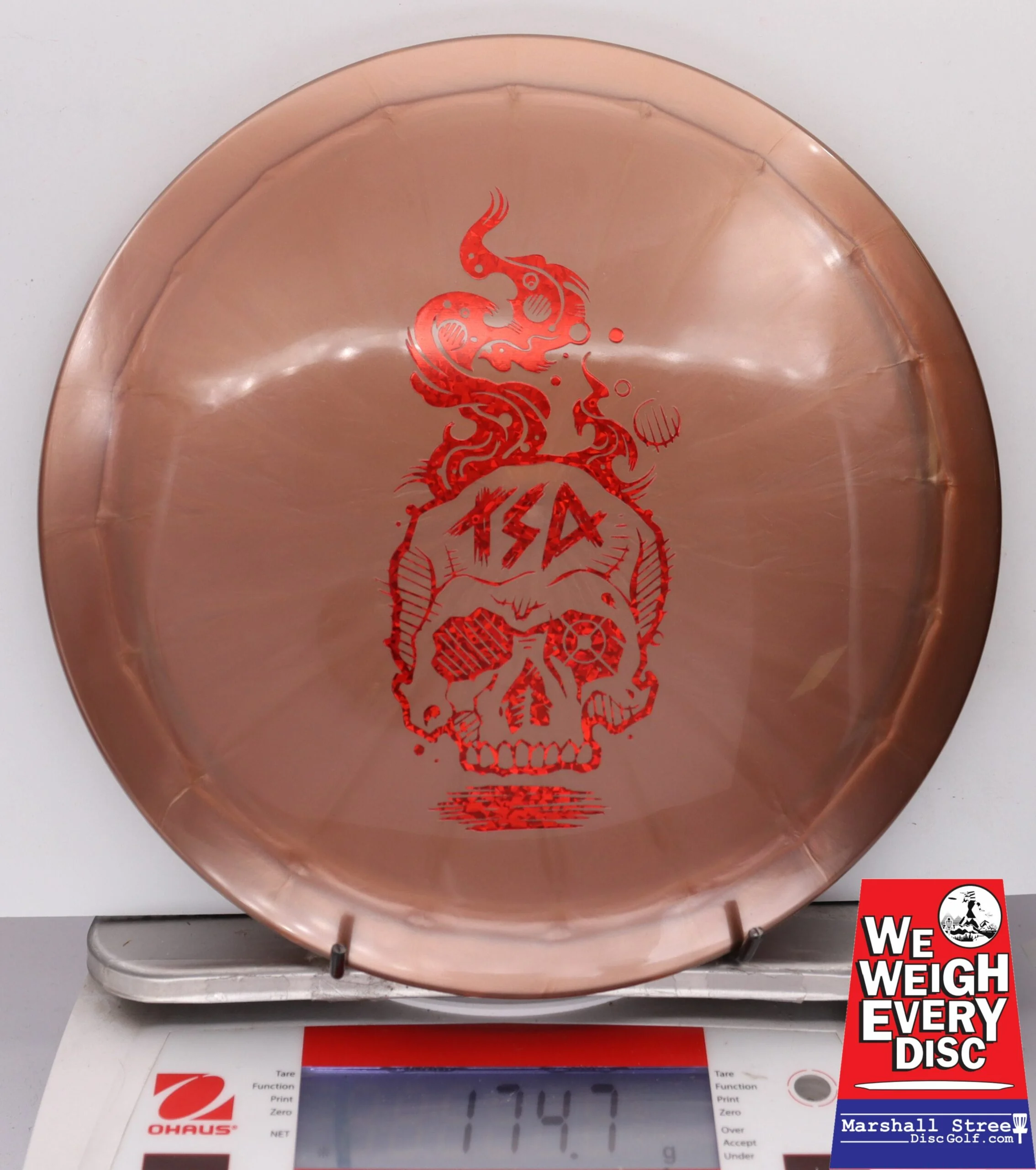 176748 Ethereal Construct, TSA Skull Stamp - #22 Gold, 175